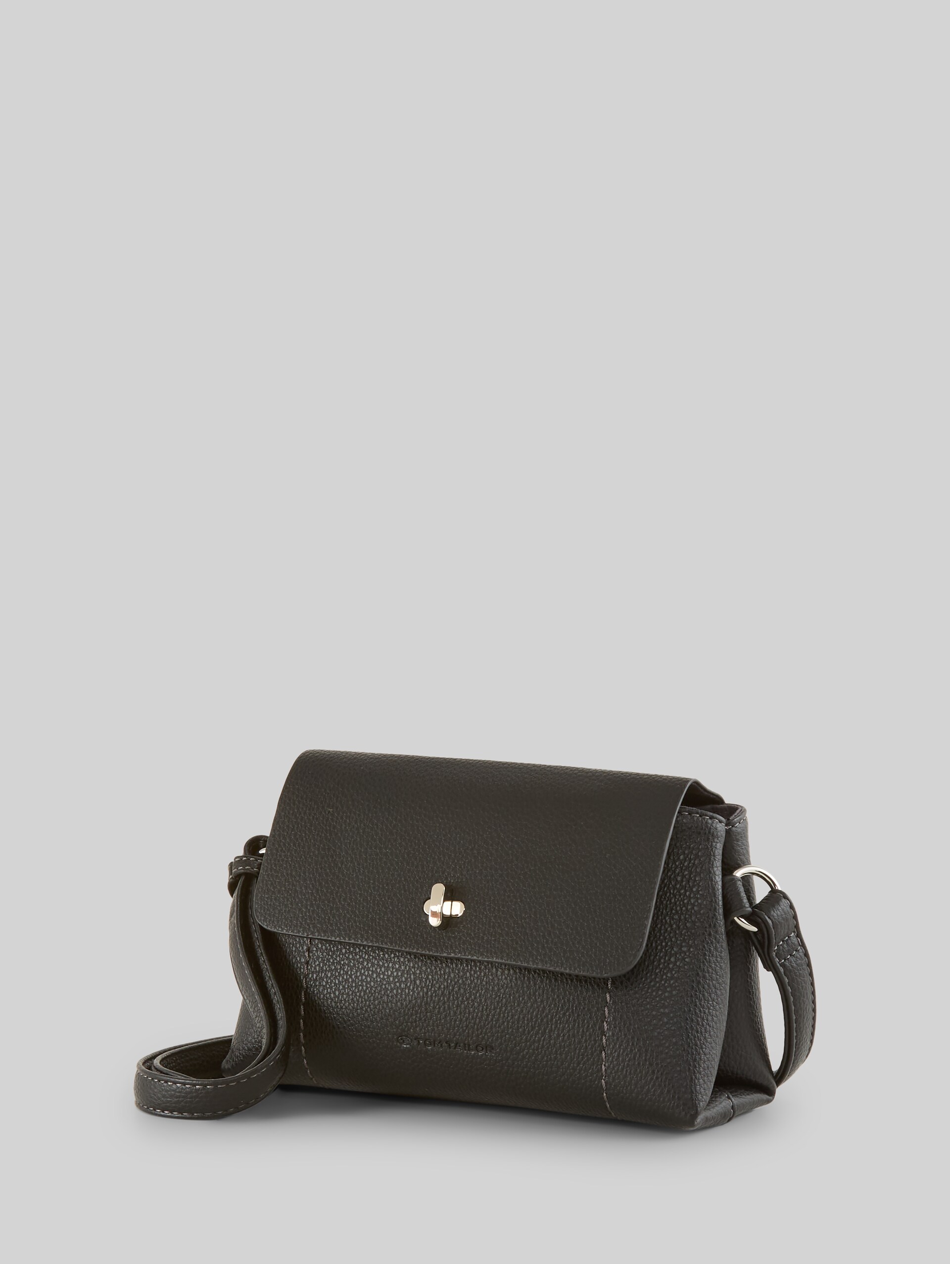TTELIF XS shoulder bag with flap - schwarz / black - side product view 