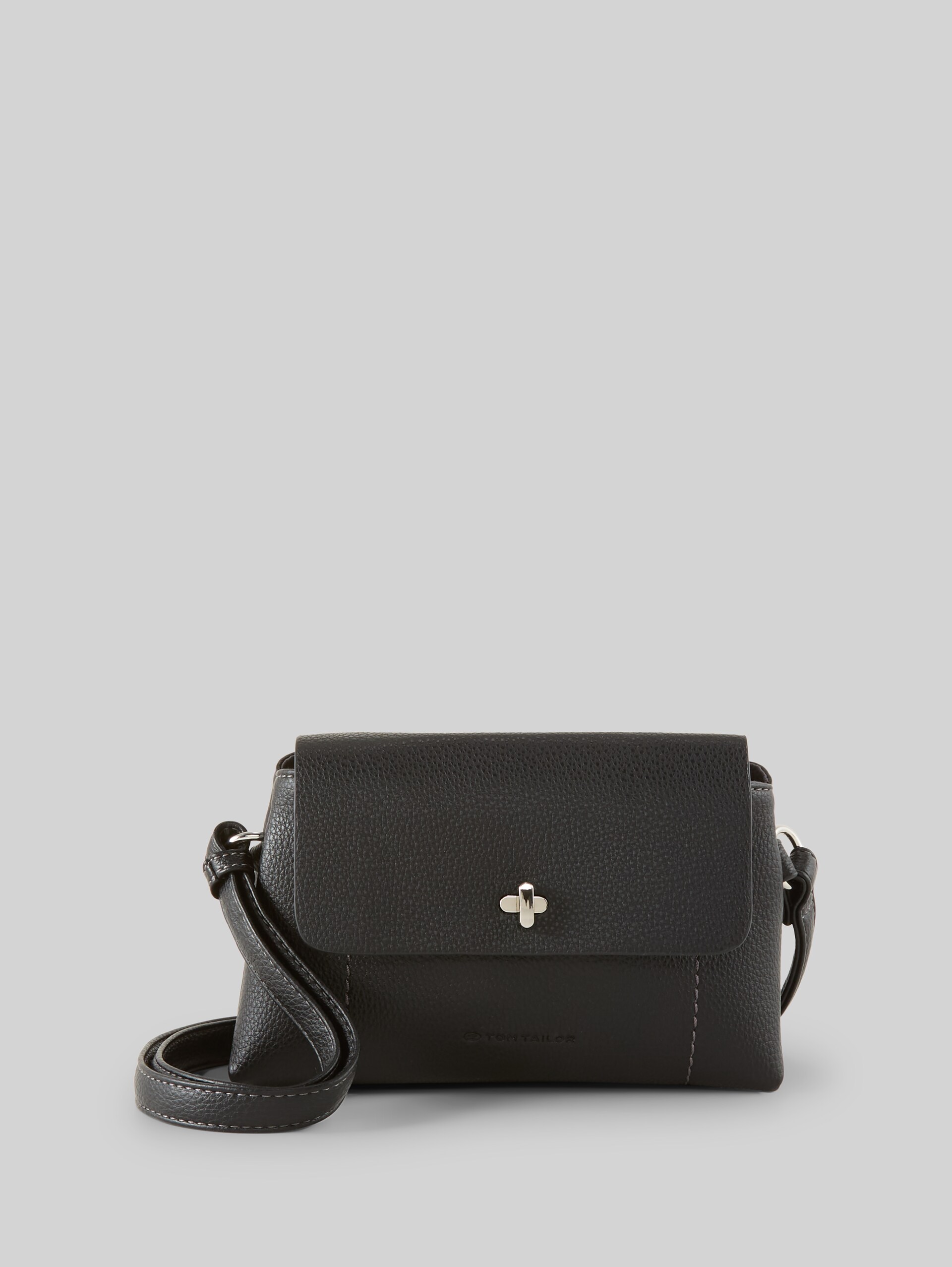 TTELIF XS shoulder bag with flap - schwarz / black - Front product view