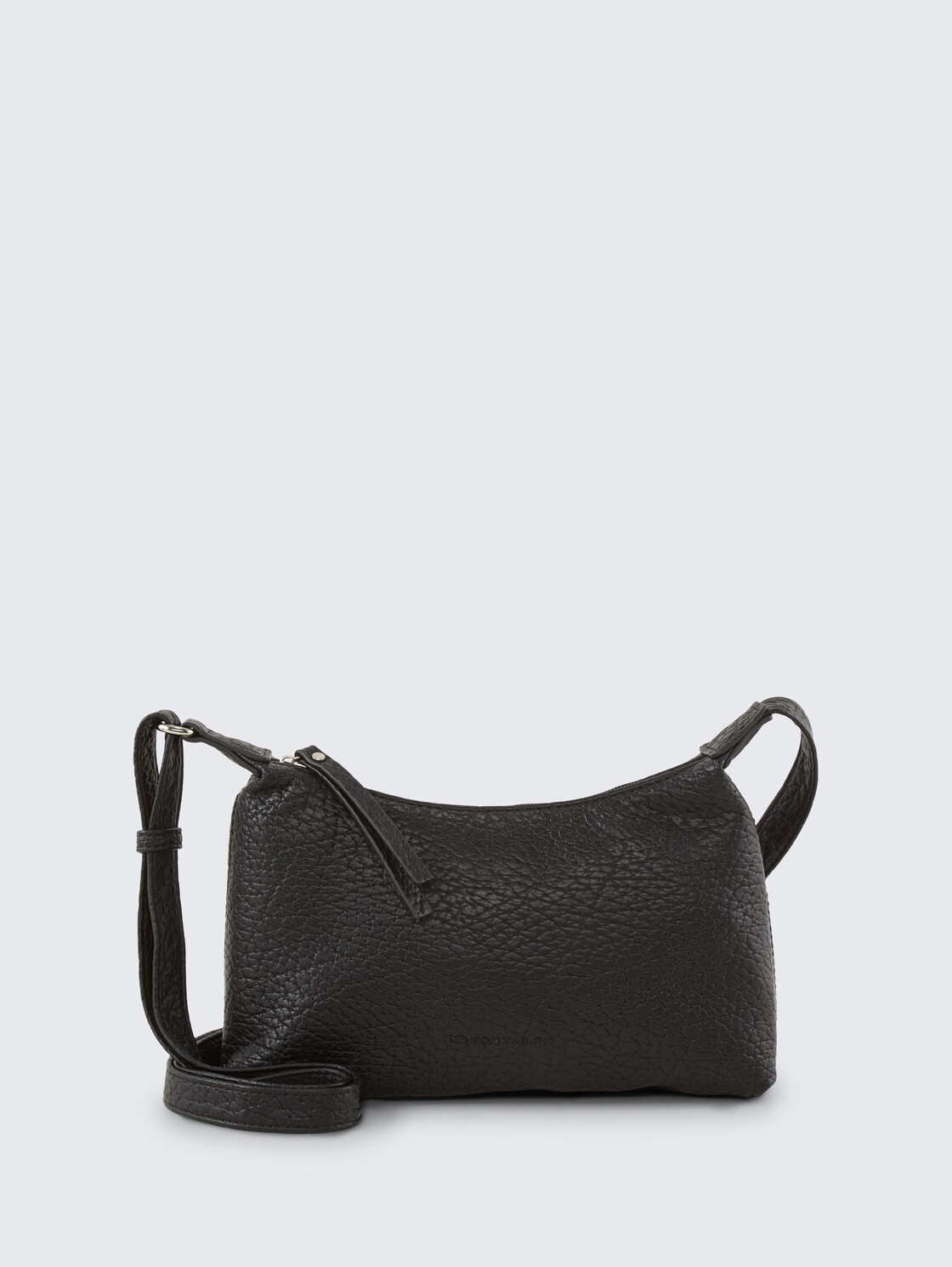 TTEVELINA S Umhängetasche aus genarbtem Lederimitat - schwarz / black - Vorder-Produkt-Ansicht