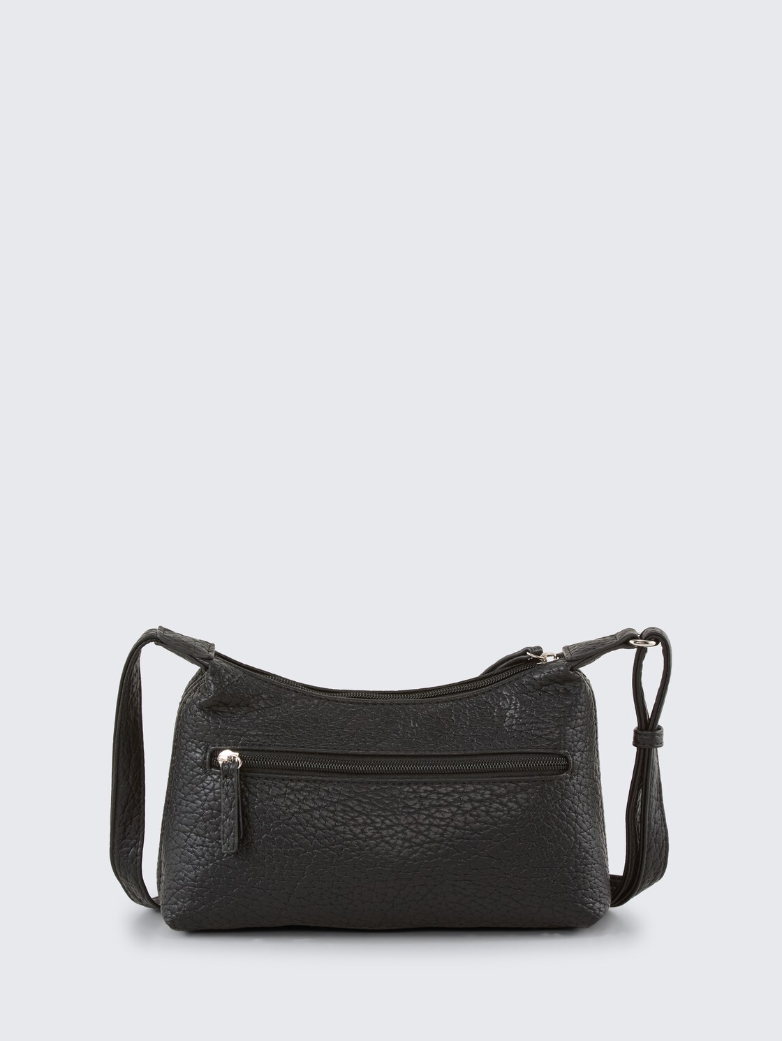 TTEVELINA S Umhängetasche aus genarbtem Lederimitat - schwarz / black - Produkt-Rückansicht