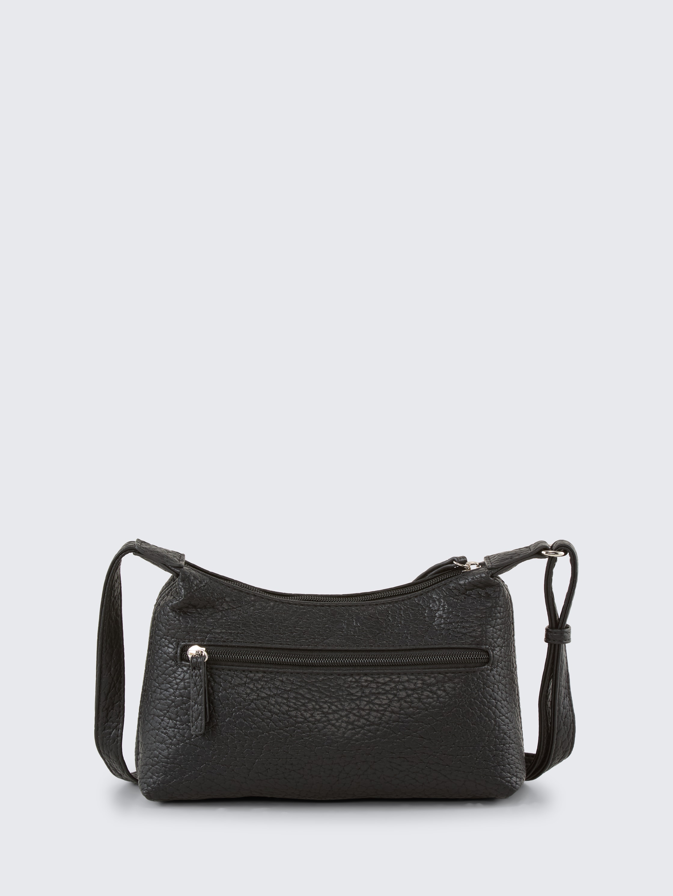 TTEVELINA S Umhängetasche aus genarbtem Lederimitat - schwarz_black - 