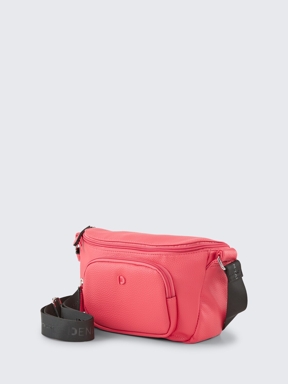 TTFARA M Umhängetasche aus Lederimitat - coralle / coral - seitliche Produkt-Ansicht 