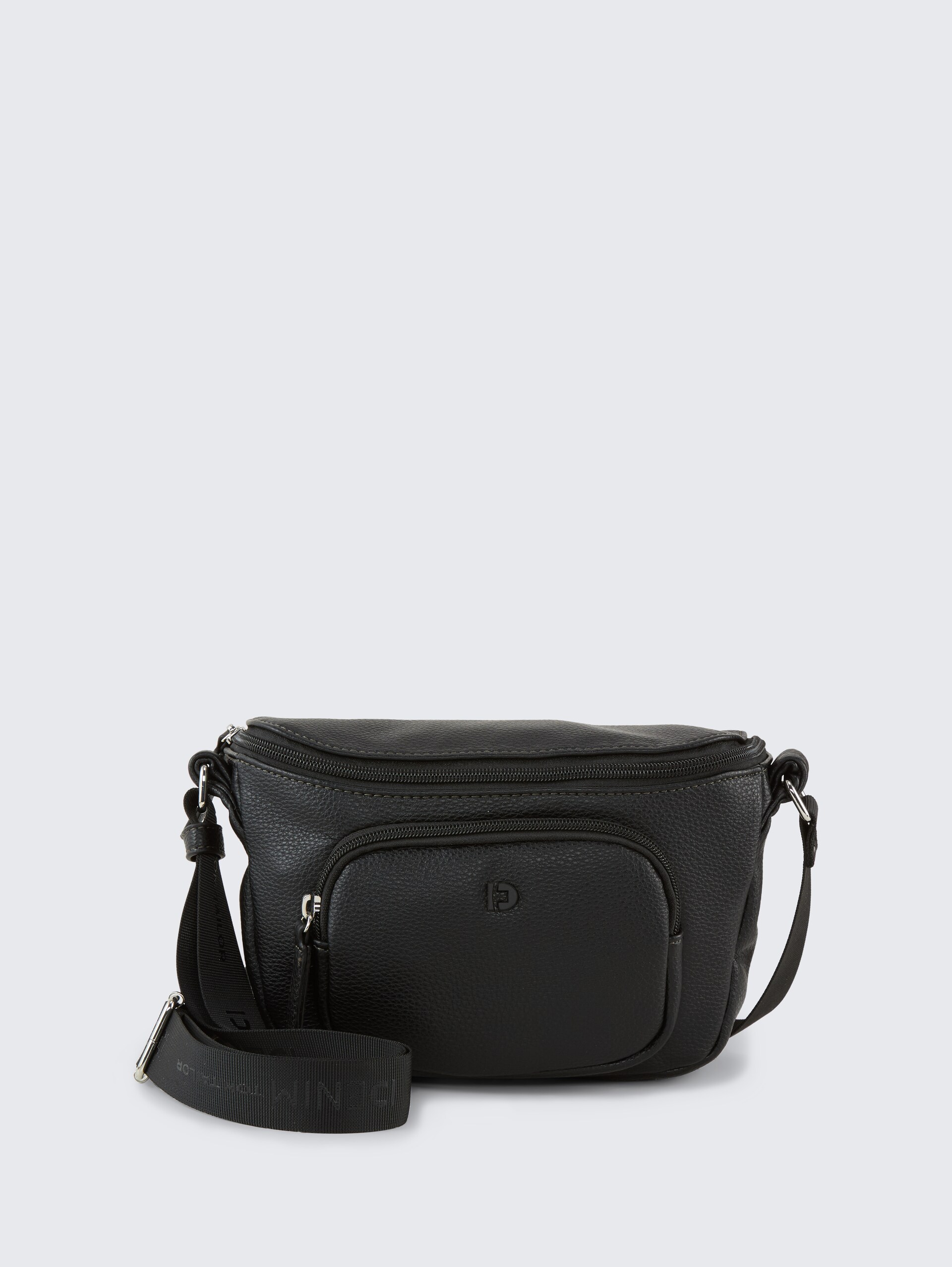 TTFARA M Umhängetasche aus Lederimitat - schwarz / black - Vorder-Produkt-Ansicht