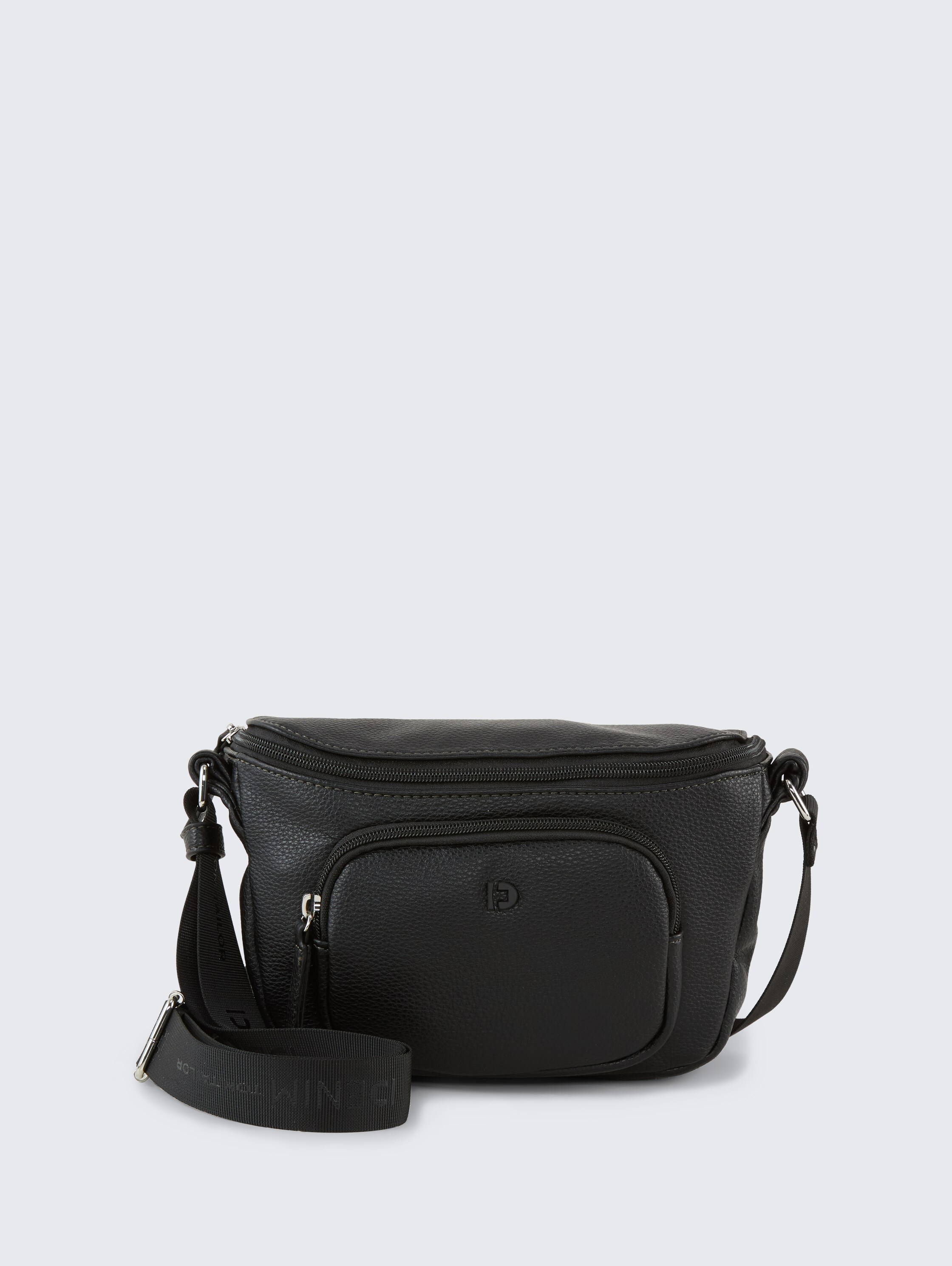 TTFARA M Umhängetasche aus Lederimitat - schwarz / black - Vorder-Produkt-Ansicht