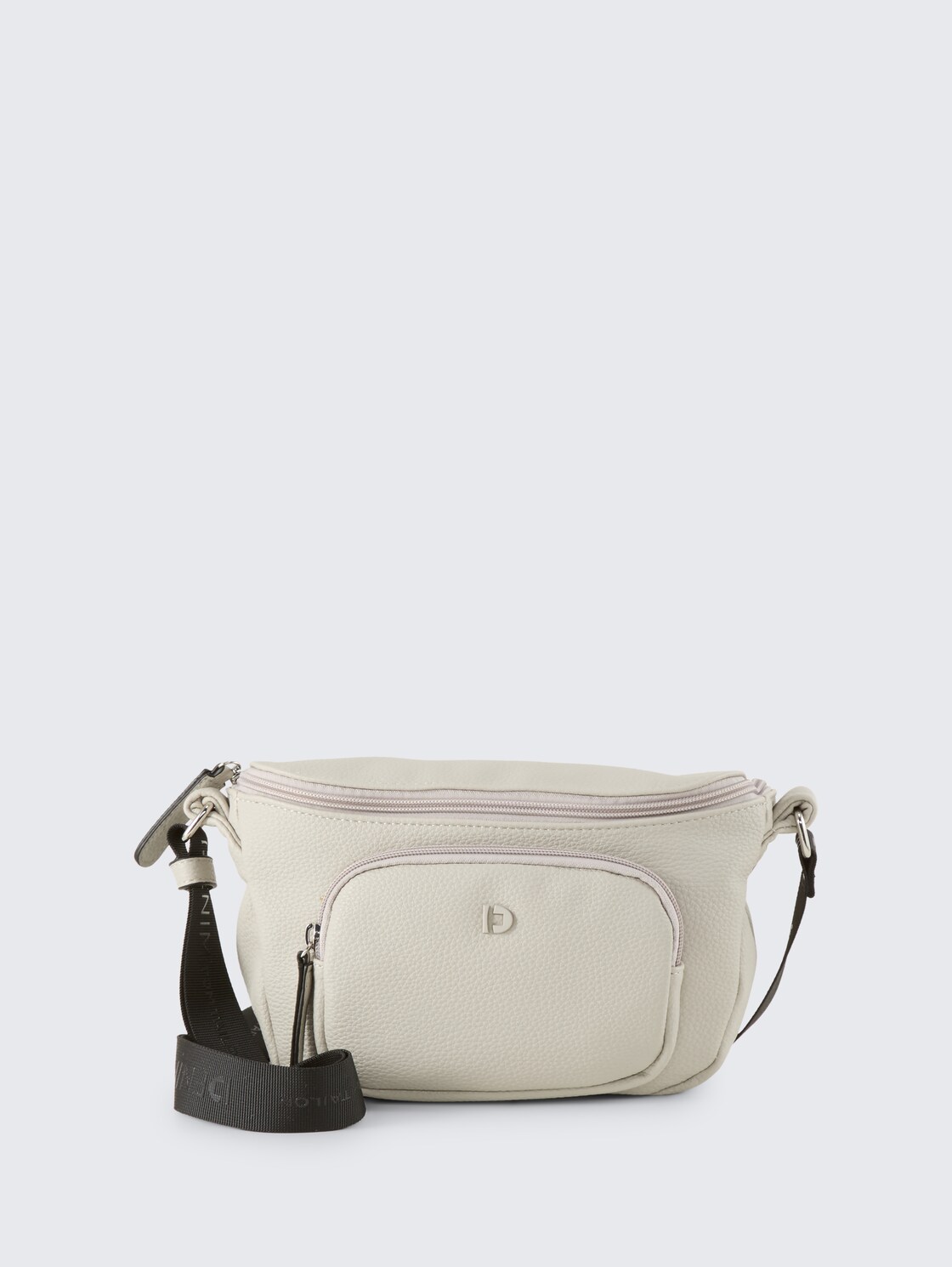 TTFARA M Umhängetasche aus Lederimitat - light grey - Vorder-Produkt-Ansicht