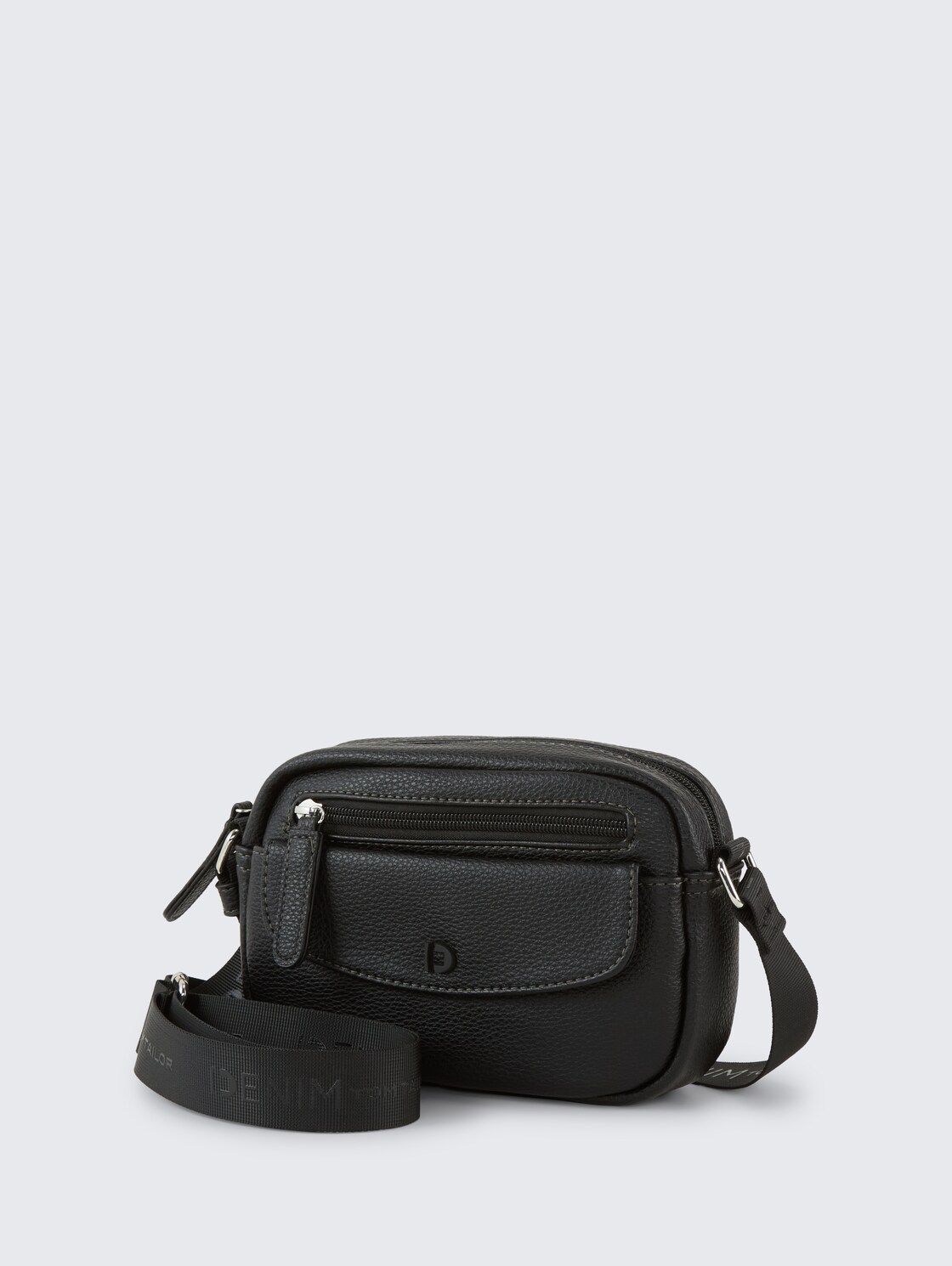 TTFARA S Umhängetasche aus Lederimitat - schwarz / black - seitliche Produkt-Ansicht 