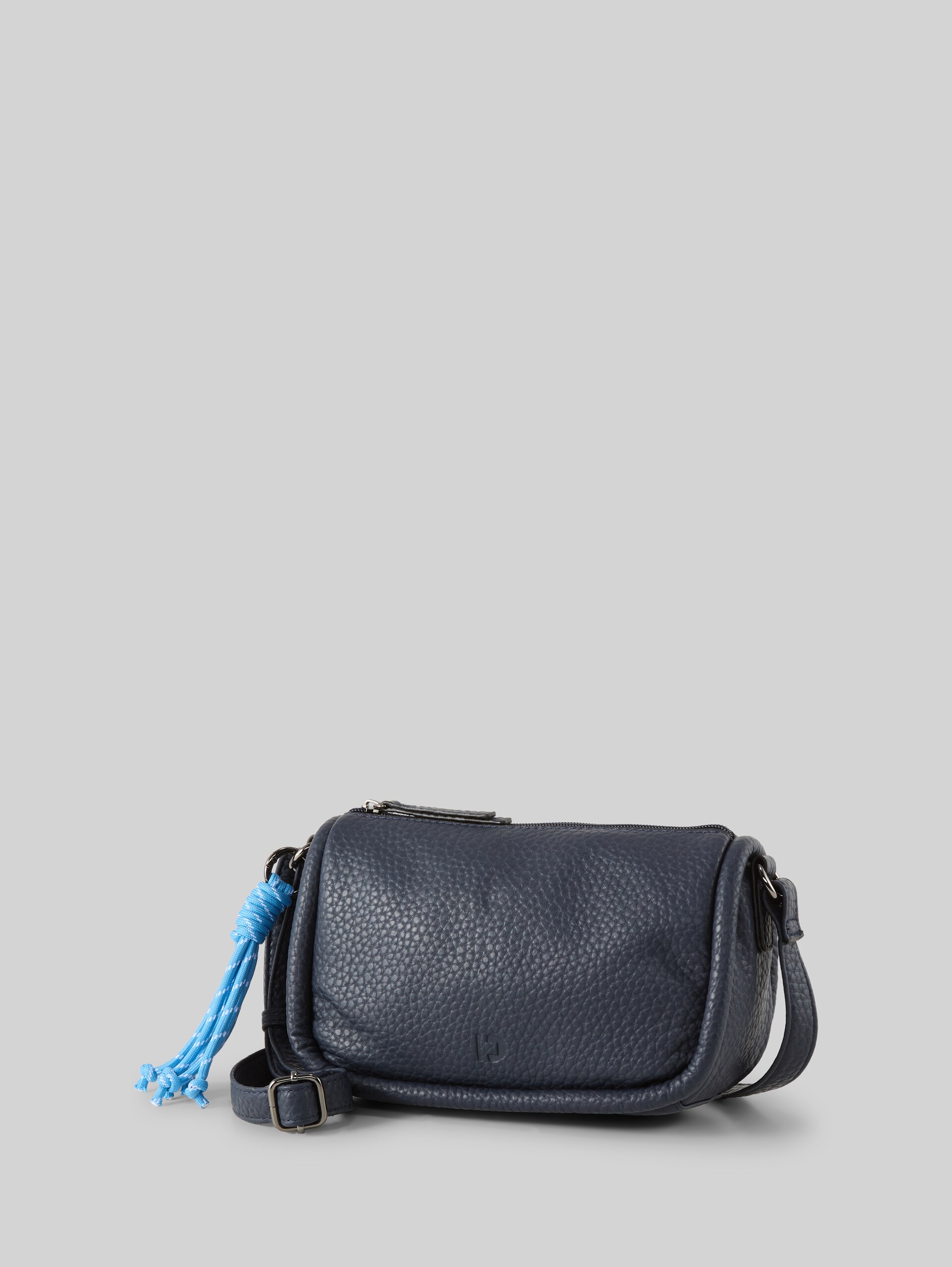 TTFINNA S shoulder bag with decorative pendant - dark blue - side product view 