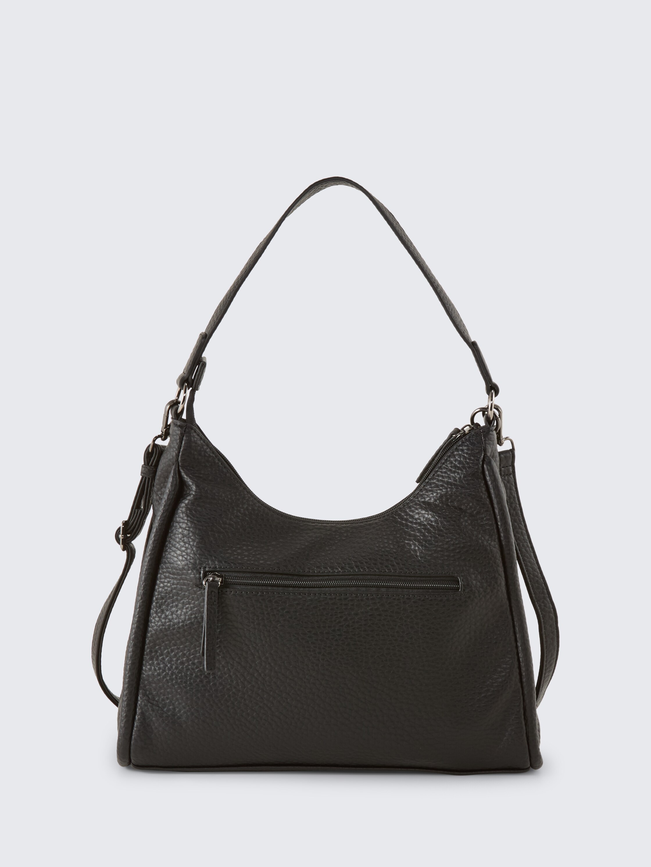 TTFINNA M Beuteltasche mit dekorativem Anhänger - schwarz / black - Produkt-Rückansicht