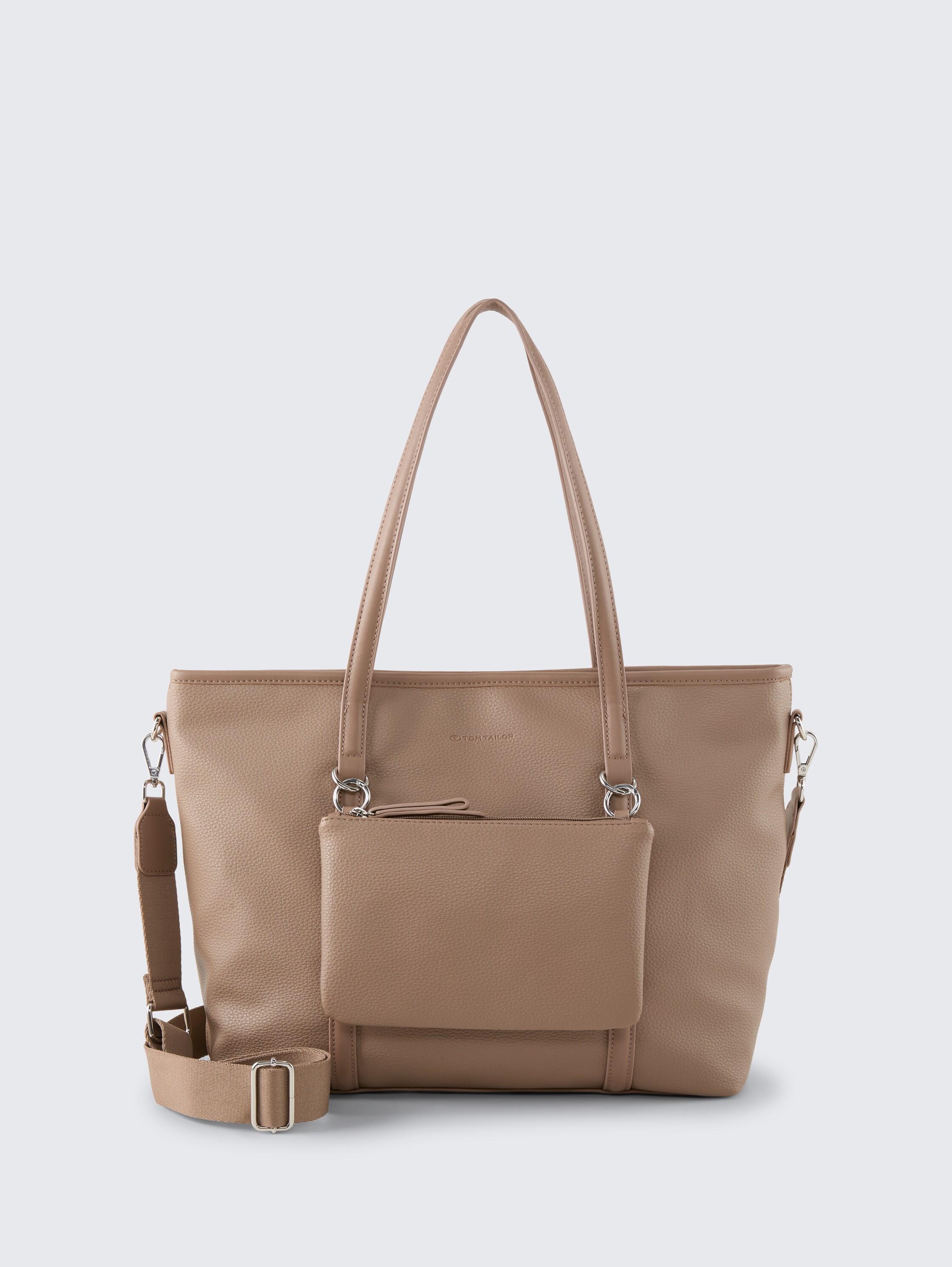 TTJAMILA L Shopper avec fonction 2 en 1 - taupe / taupe - Vue de face du produit