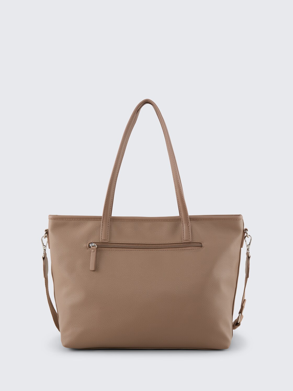 TTJAMILA L Shopper mit 2-in-1-Funktion - taupe / taupe - Produkt-Rückansicht