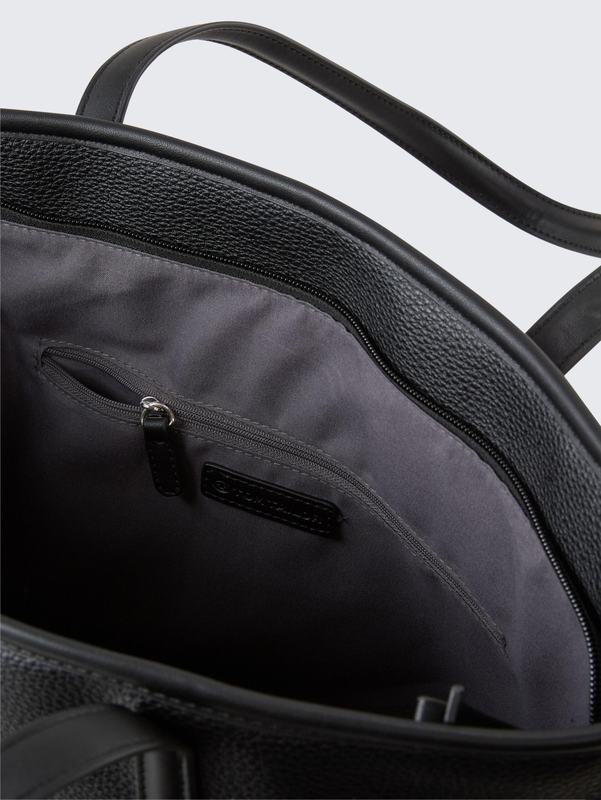 TTJAMILA L Shopper mit 2-in-1-Funktion - schwarz / black - seitliche Produkt-Ansicht 