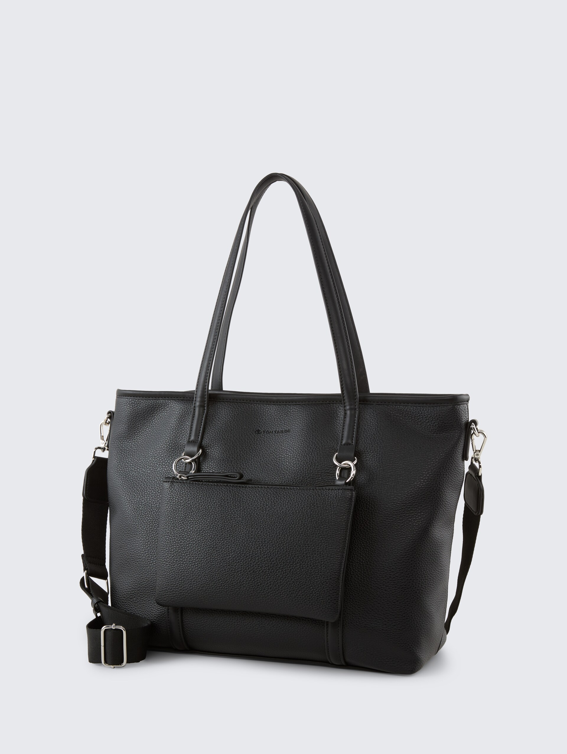 TTJAMILA L Shopper mit 2-in-1-Funktion - schwarz / black - seitliche Produkt-Ansicht 