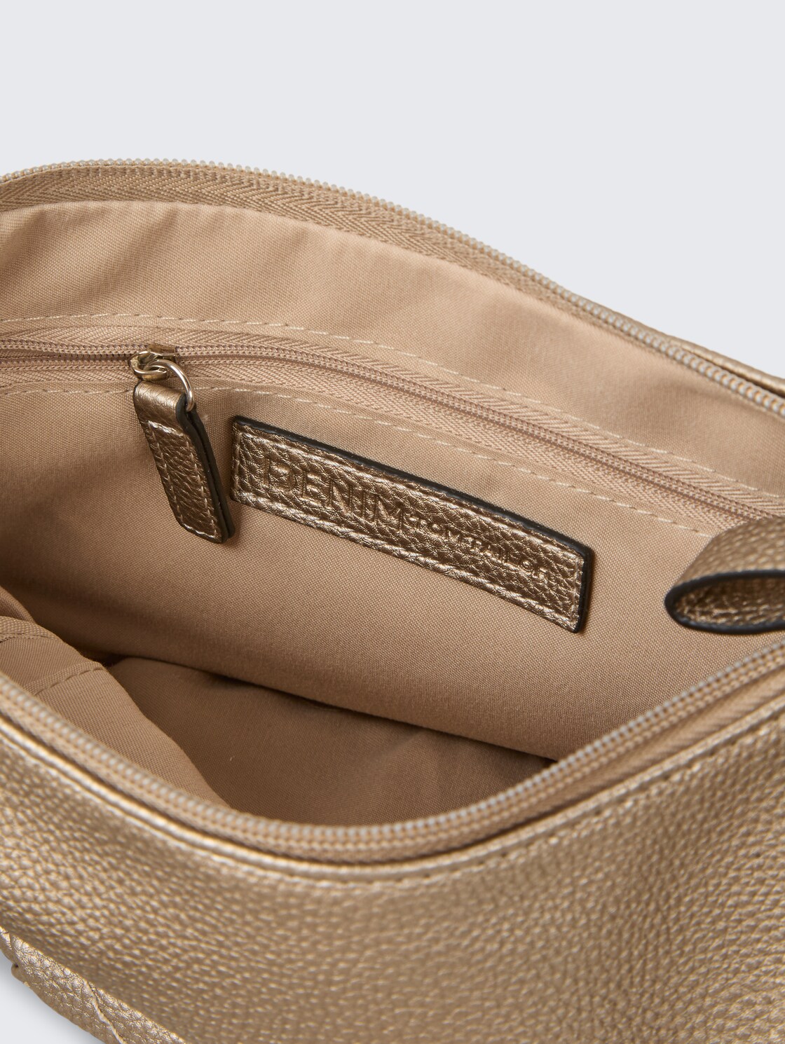 TTLIRIEL M Umhängetasche aus Lederimitat - bronze / bronze - seitliche Produkt-Ansicht 