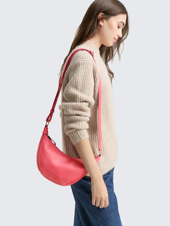 TTLIRIEL M Umhängetasche aus Lederimitat von Denim Female, coralle / coral