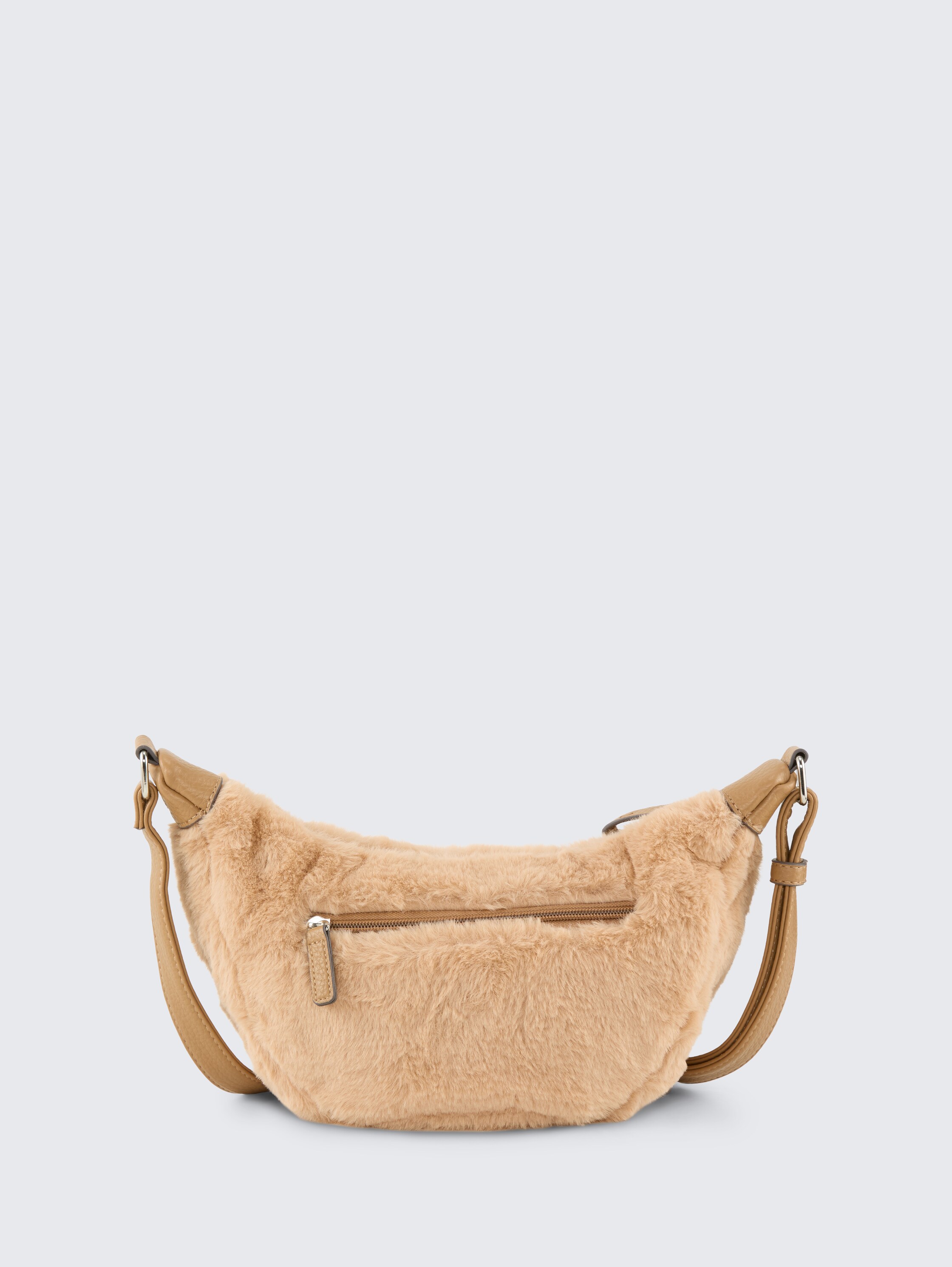 TTLIRIEL WINTER M schoudertas van imitatiebont - camel / camel nature - Achteraanzicht product