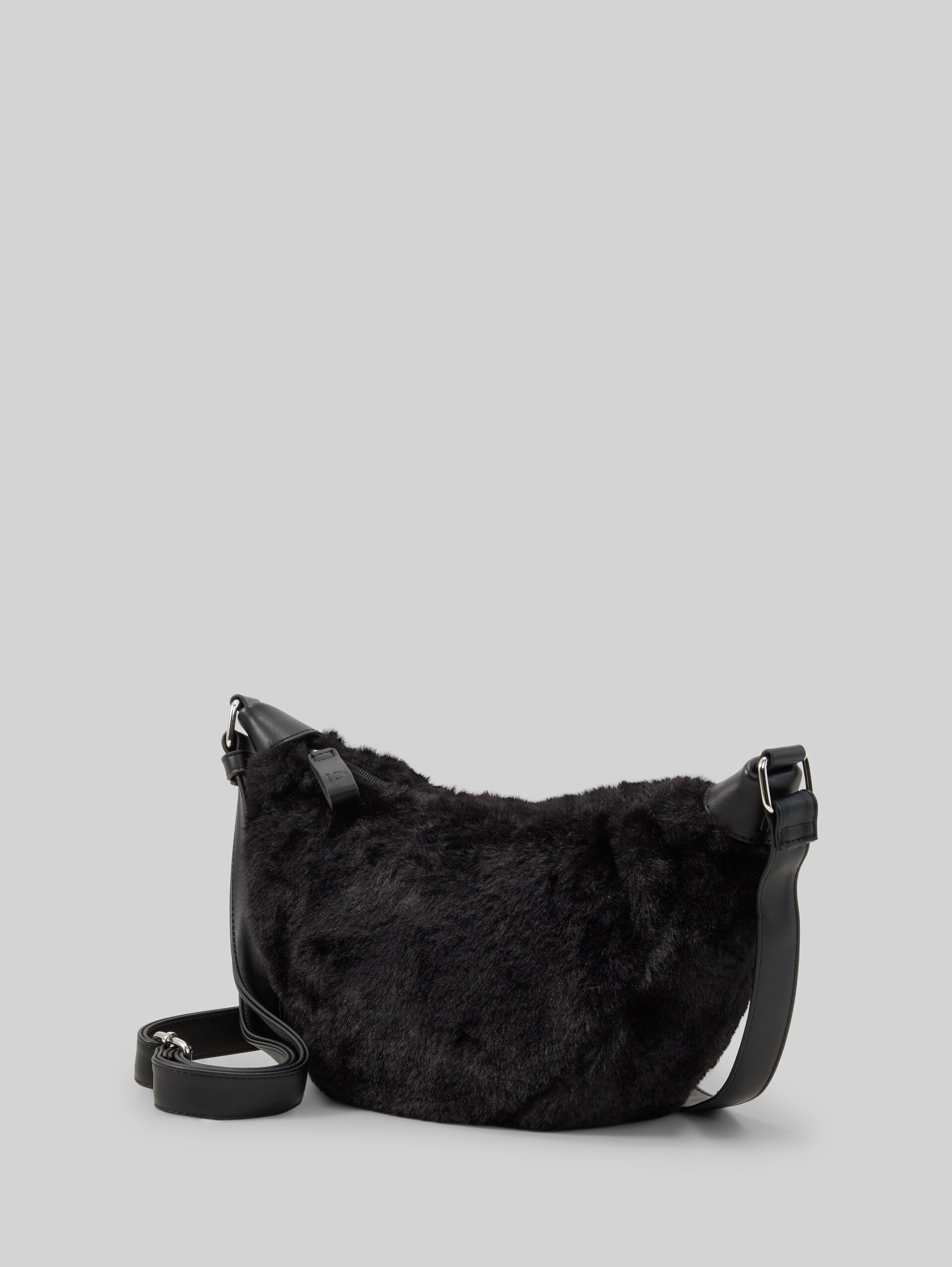 TTLIRIEL WINTER schoudertas - schwarz / black - zijaanzicht product 