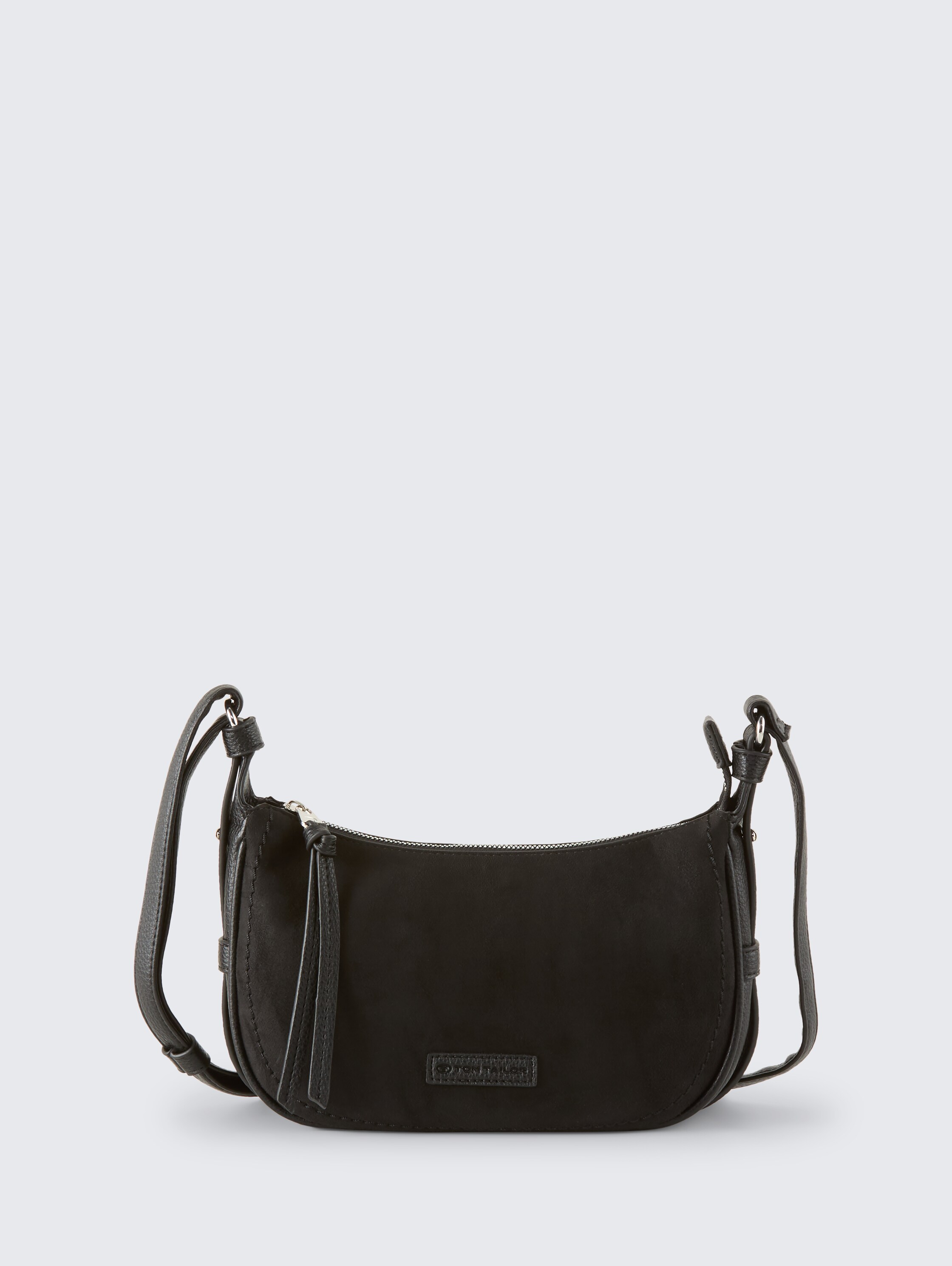 TTLYSA S Sac à bandoulière en cuir velours - schwarz / black - Vue de face du produit