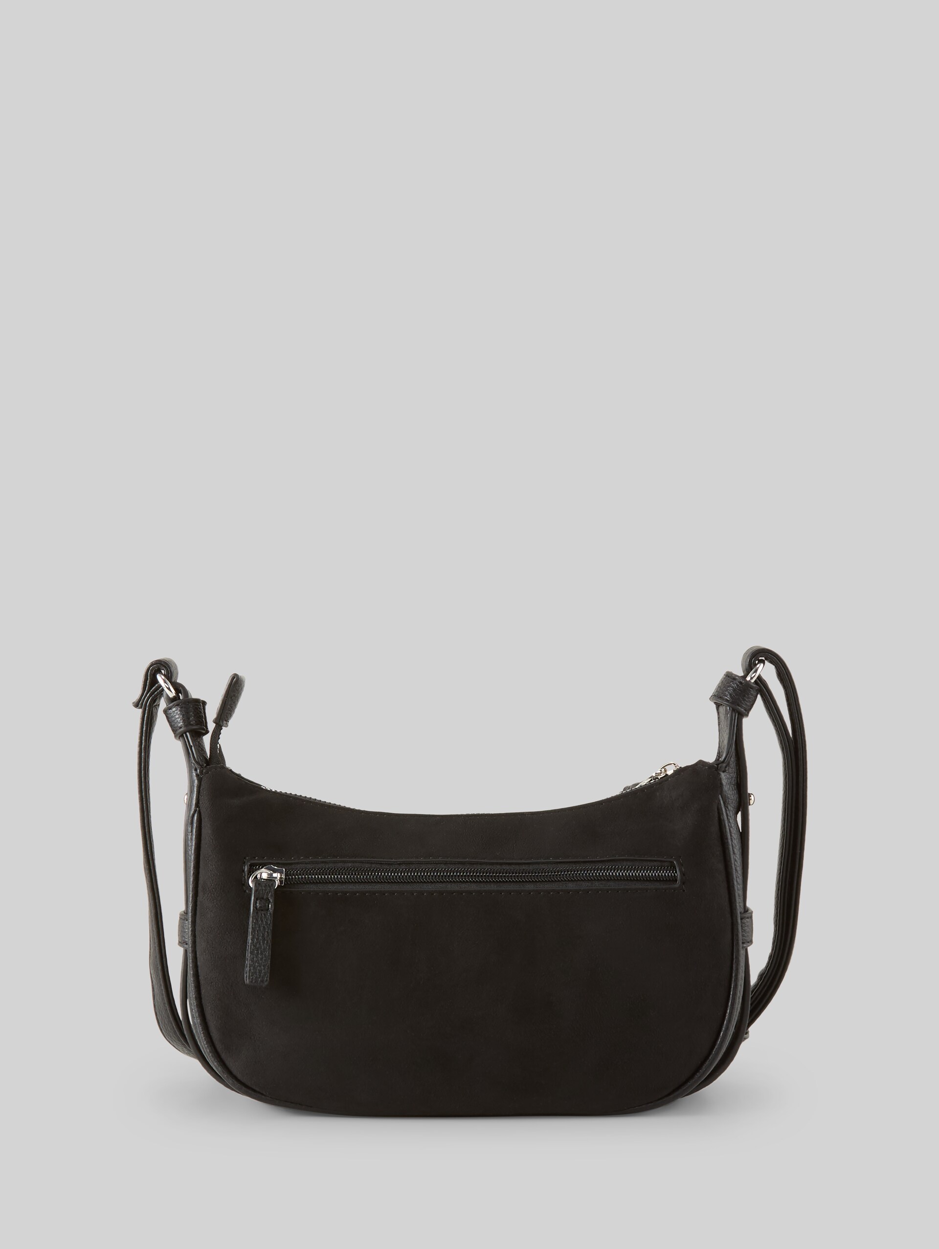TTLYSA S shoulder bag in suede look - schwarz / black - Product rear view