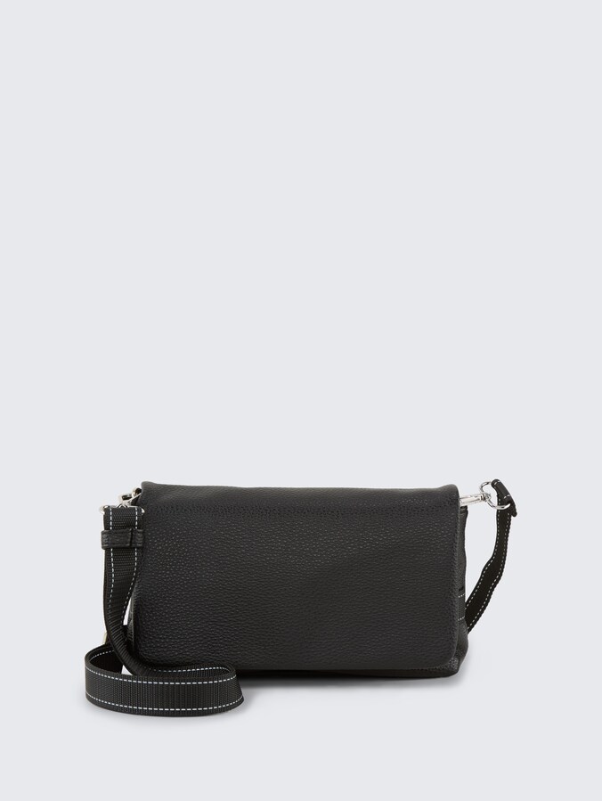 TTMARLOW M schoudertas met logodetail door Denim Female, schwarz / black