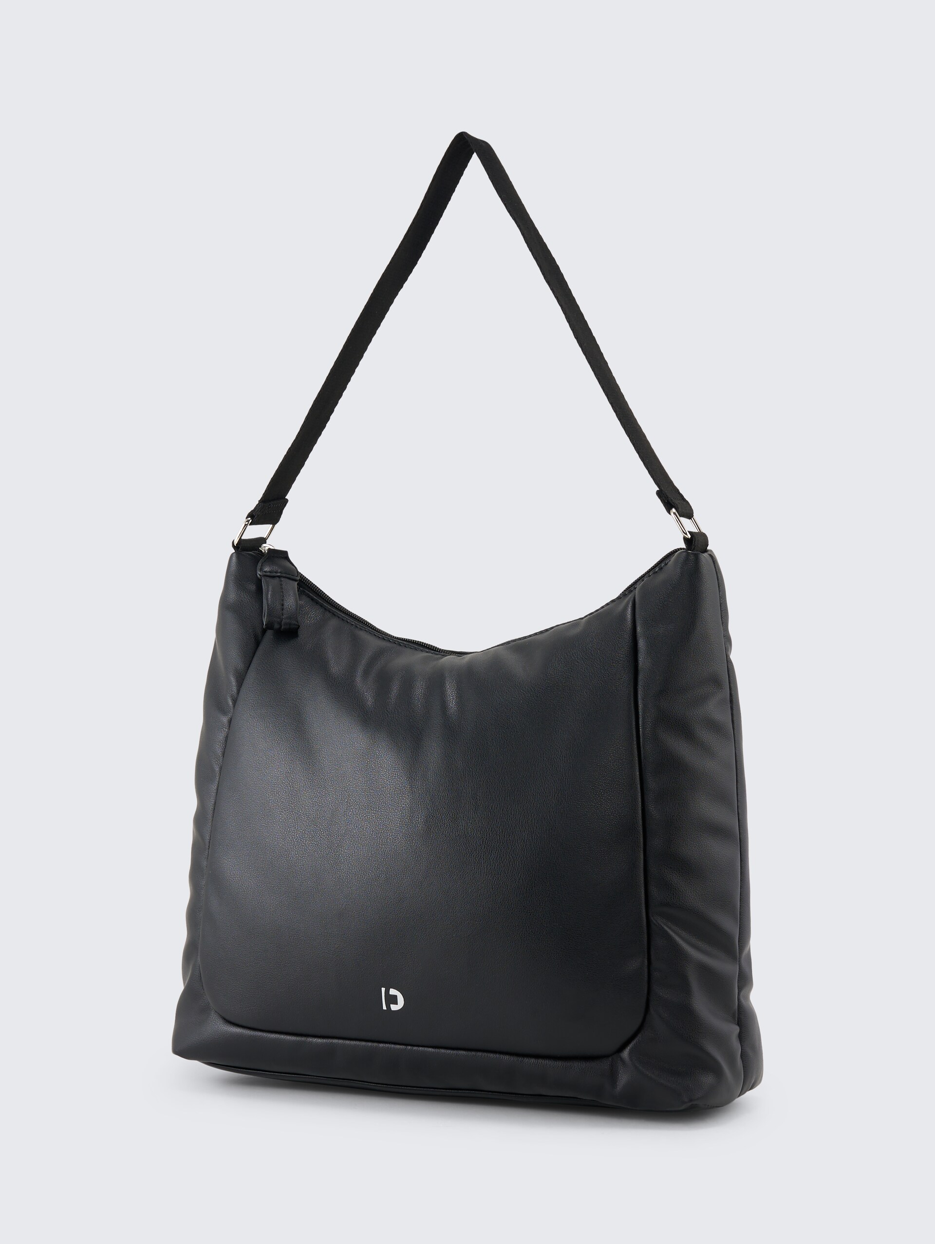 TTMAYE L Beuteltasche mit Wattierung - schwarz / black - seitliche Produkt-Ansicht 