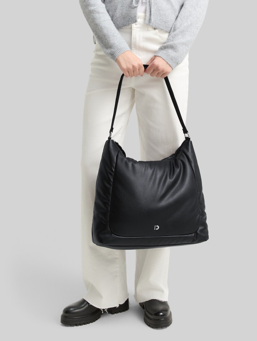 TTMAYE L Beuteltasche mit Wattierung von Denim Female, schwarz / black