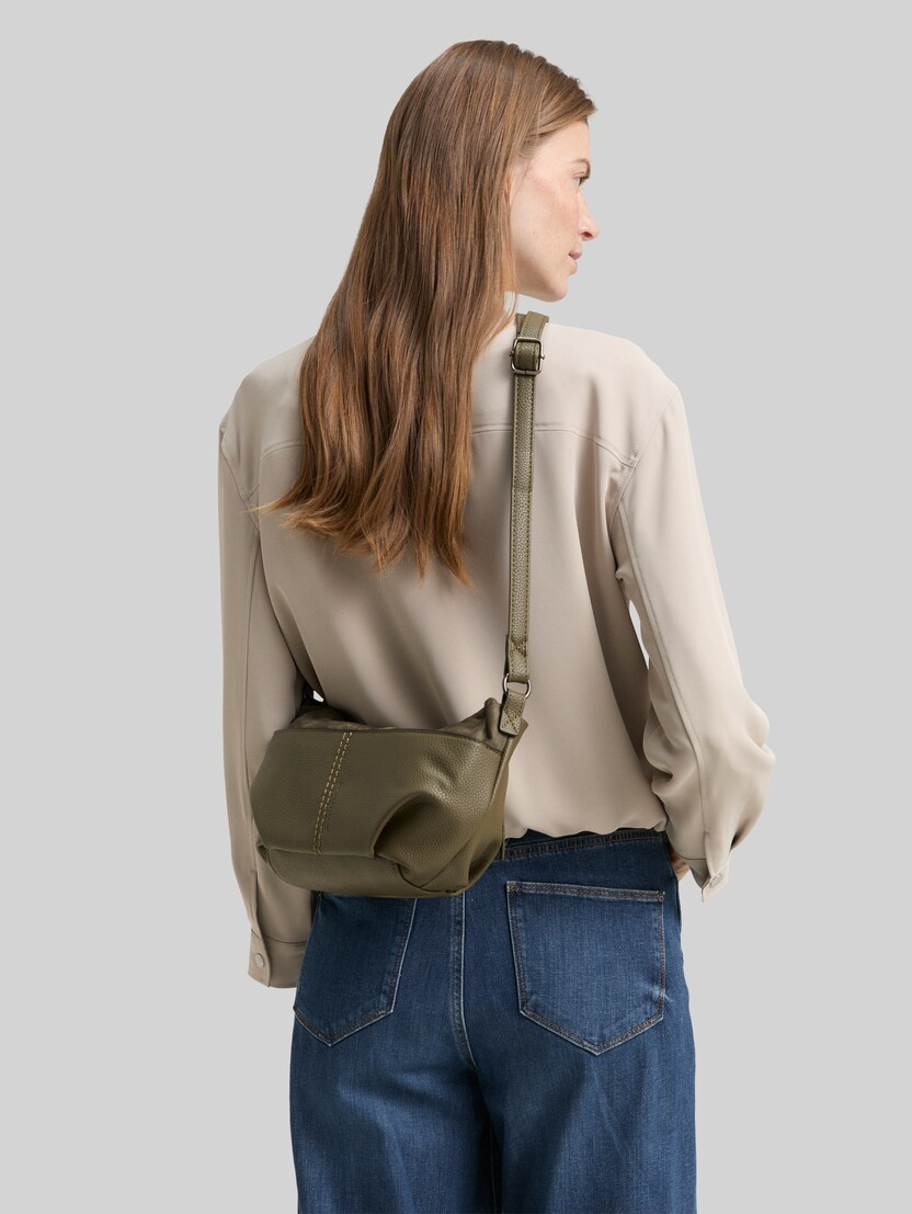 TTMIHA Umhängetasche mit Material-Mix von Women, khaki / khaki