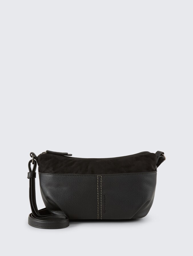 TTMIHA shoulder bag with material mix by Women, schwarz / black