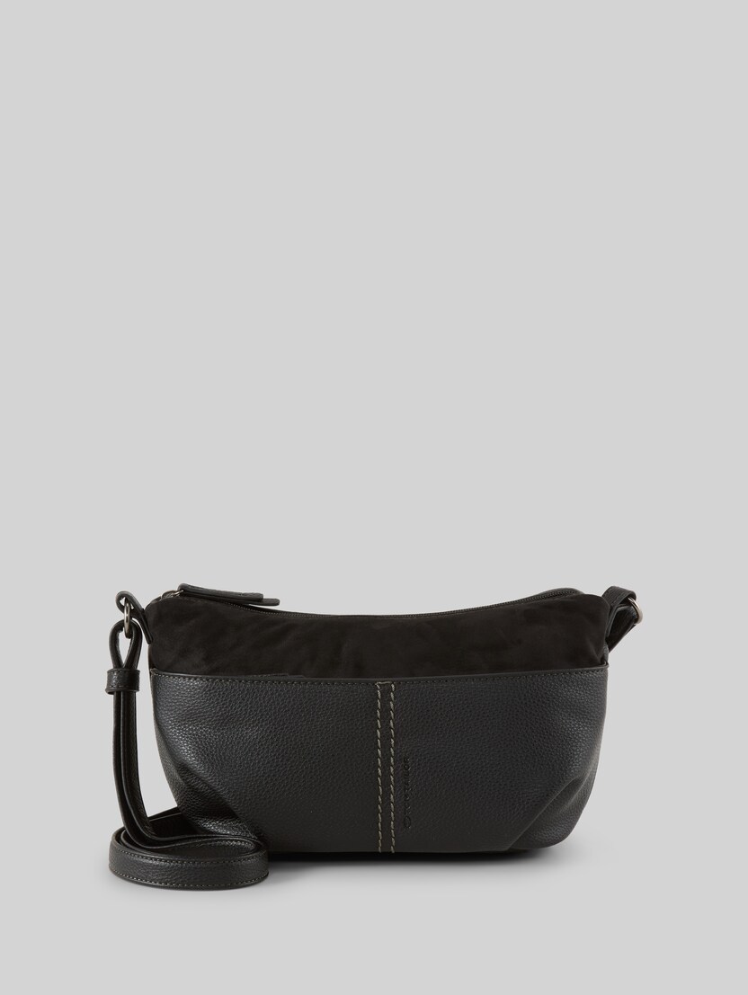 TTMIHA shoulder bag with material mix by Women, schwarz / black
