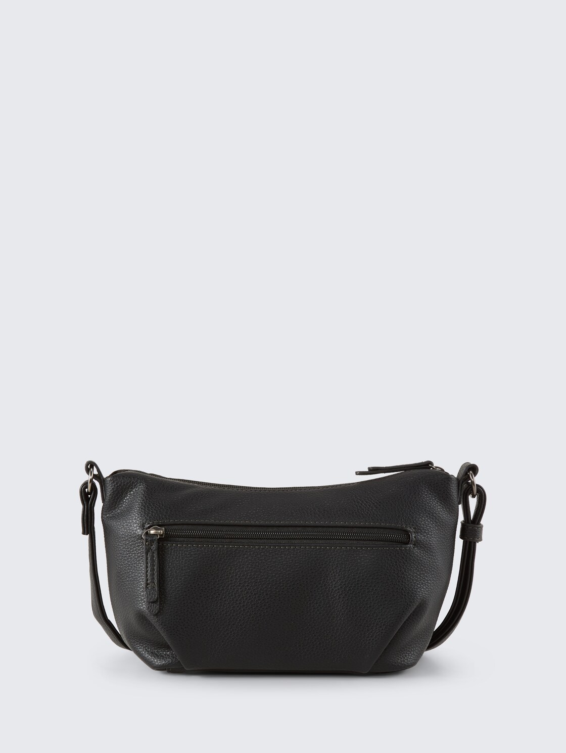 TTMIHA Umhängetasche mit Material-Mix - schwarz / black - Produkt-Rückansicht