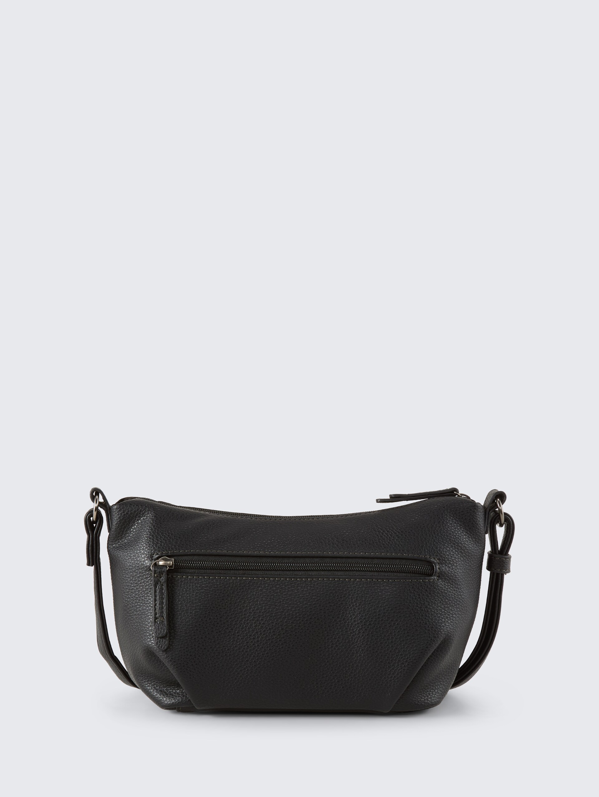 TTMIHA Umhängetasche mit Material-Mix - schwarz / black - Produkt-Rückansicht