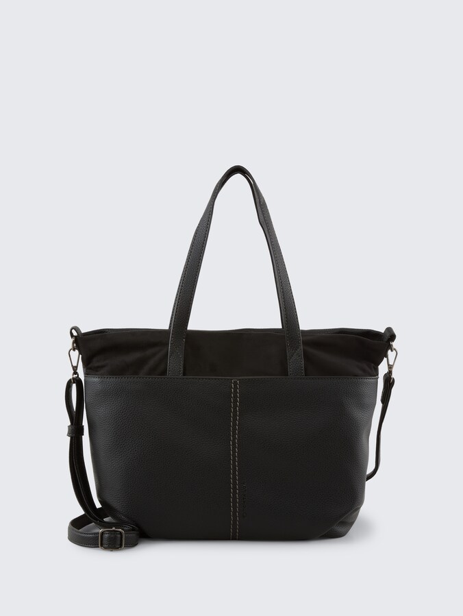 TTMIHA L Shopper with material mix by Women, schwarz / black