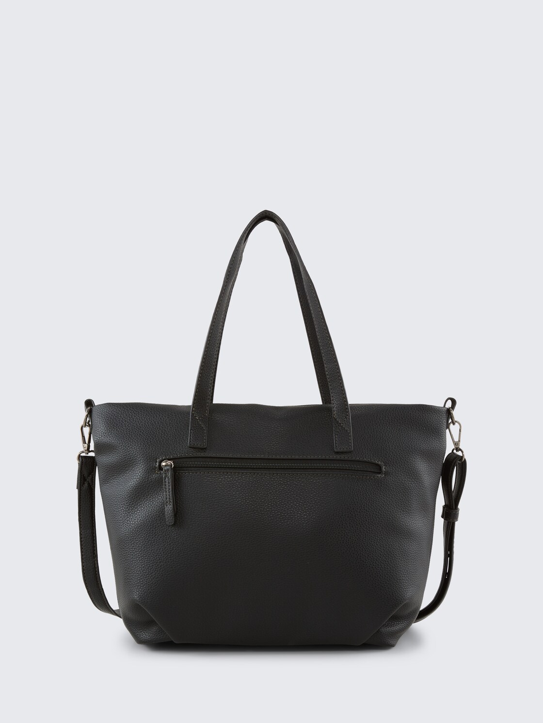 TTMIHA L Shopper mit Material-Mix - schwarz / black - Produkt-Rückansicht