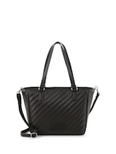 Selected, TTMIRELA L Shopper with padding by Tom Tailor, black
