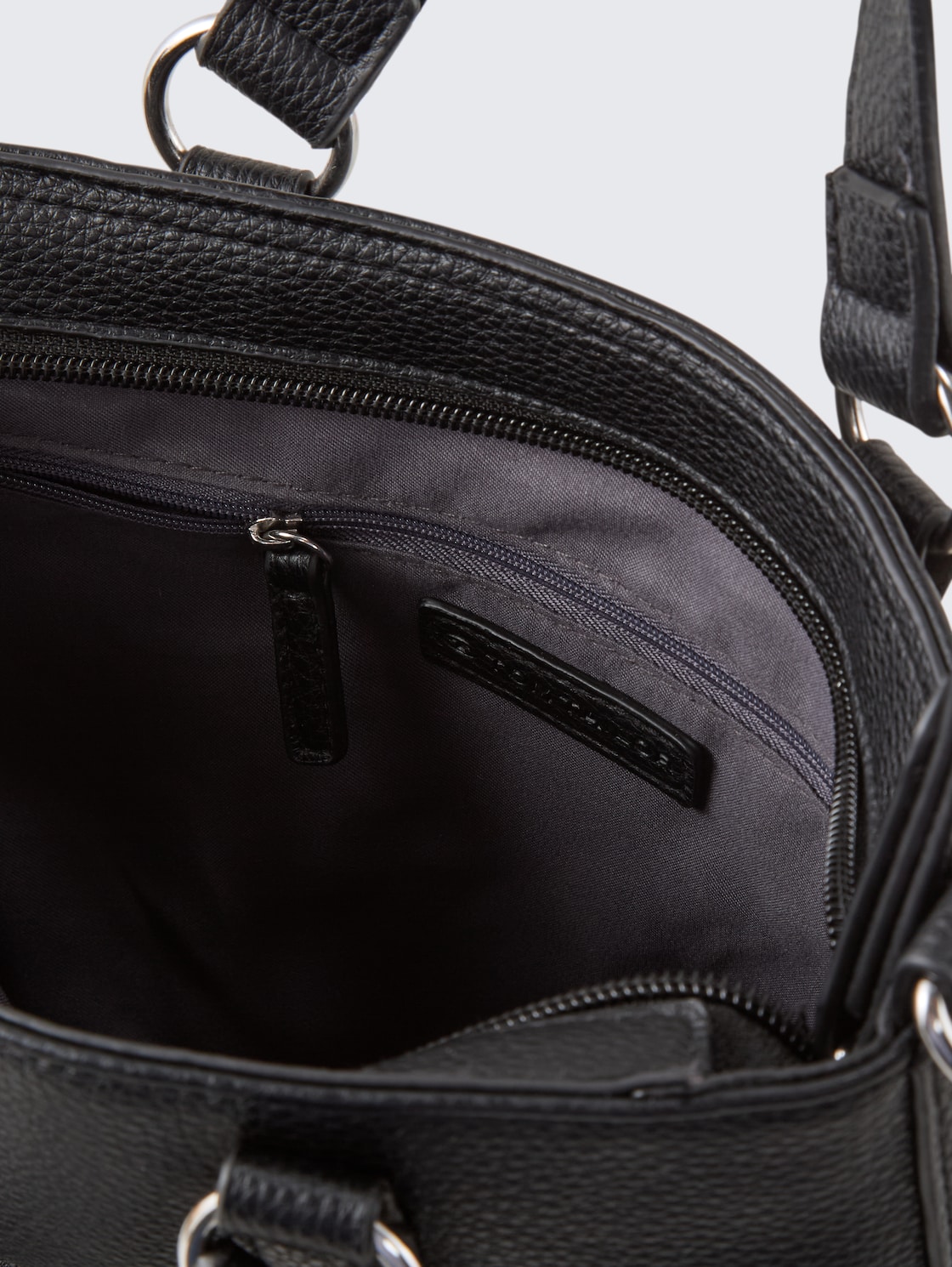 TTOLIVE S Shopper mit abnehmbarem Anhänger - schwarz / black - seitliche Produkt-Ansicht 