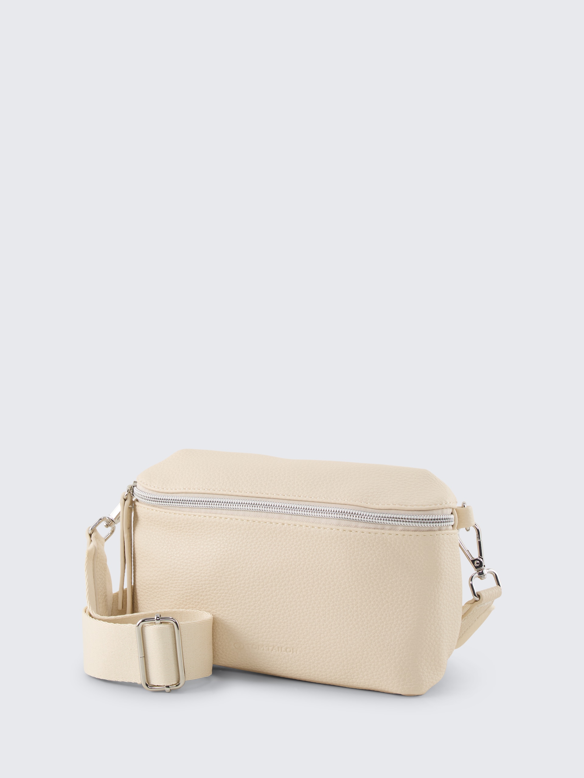 TTORLA Gürteltasche aus Lederimitat - off white / off white - seitliche Produkt-Ansicht 
