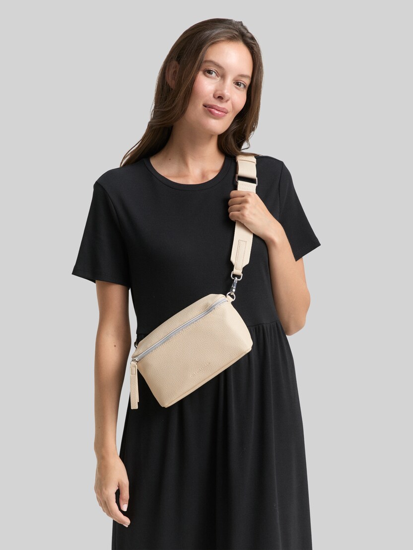 TTORLA Gürteltasche aus Lederimitat von Women, off white / off white