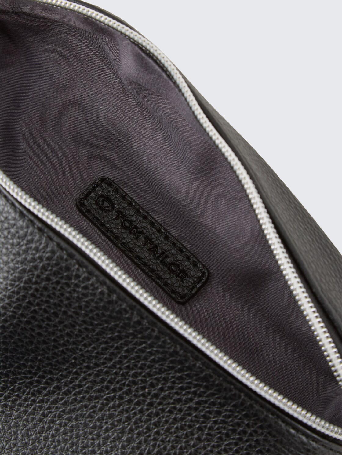 TTORLA Gürteltasche aus Lederimitat - schwarz / black - seitliche Produkt-Ansicht 