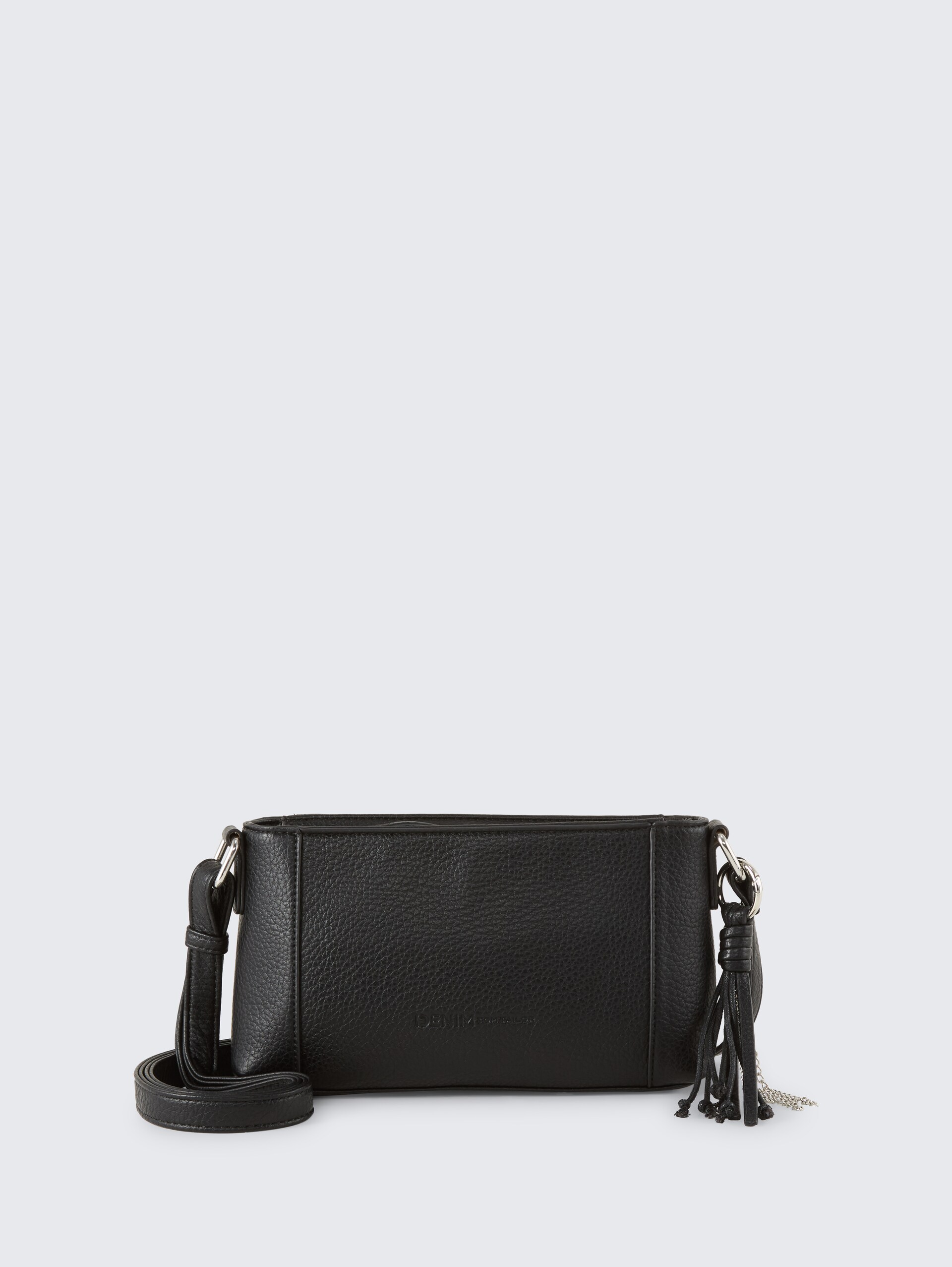 TTPRIYA S Umhängetasche mit Ziernähten - schwarz / black - Vorder-Produkt-Ansicht