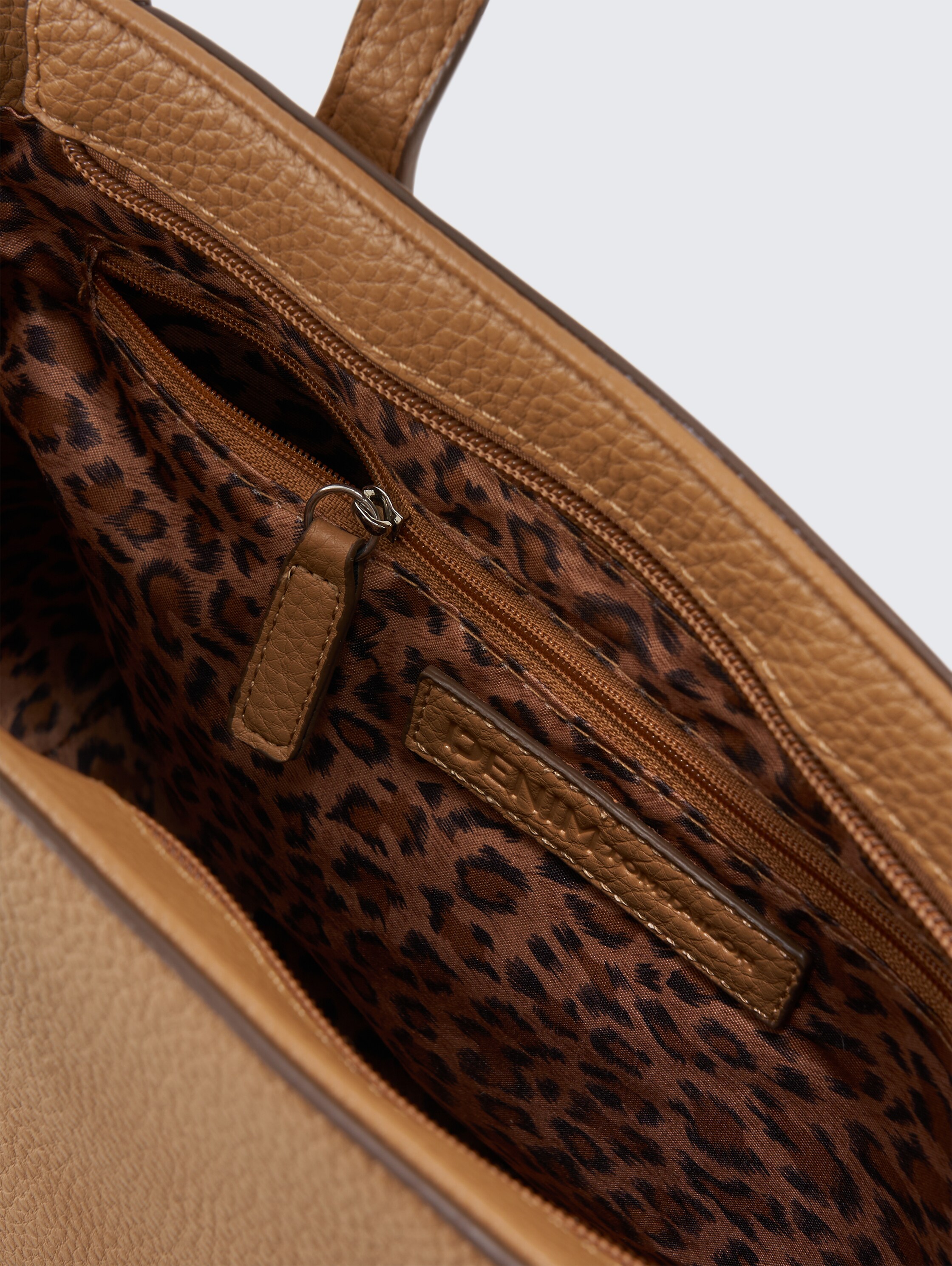 TTPRIYA L Shopper mit Ziernähten - camel_camel_nature - 