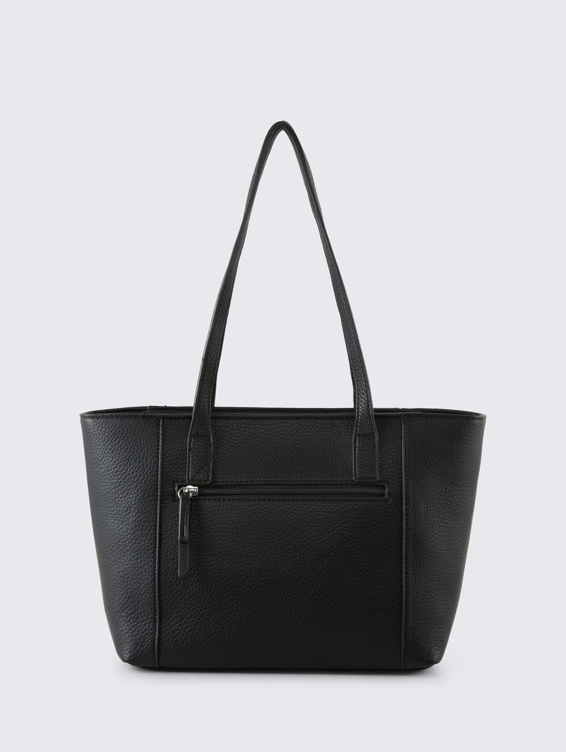 TTPRIYA L Shopper mit Ziernähten - schwarz / black - Produkt-Rückansicht
