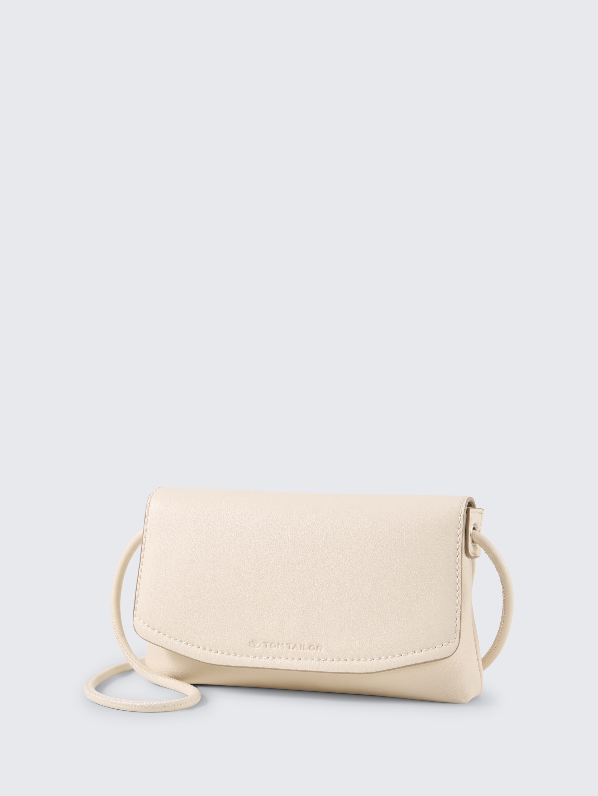 TTRISSA XS schoudertas met klep - off white / off white - zijaanzicht product 