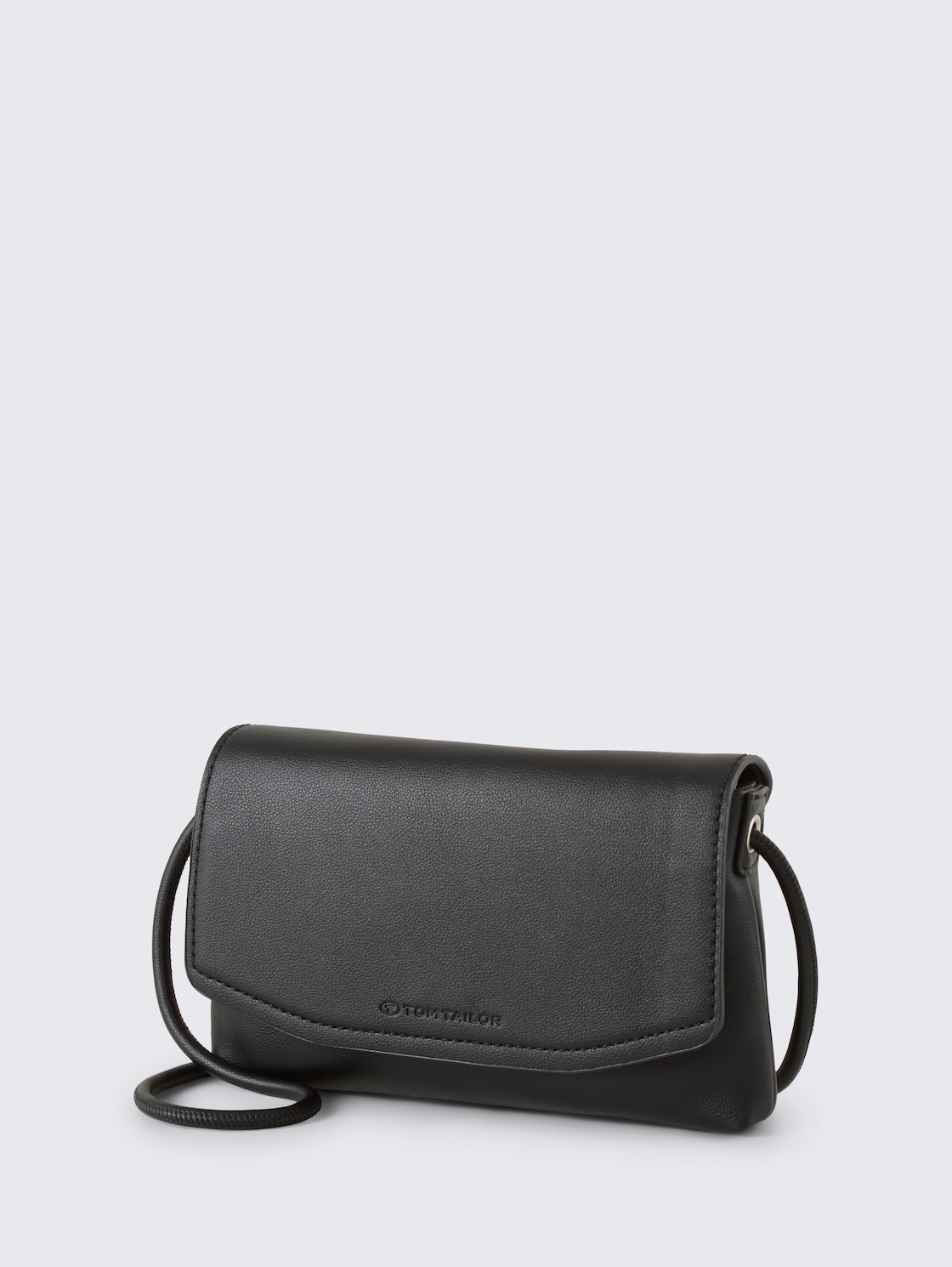 TTRISSA XS Umhängetasche mit Umschlag - schwarz / black - seitliche Produkt-Ansicht 