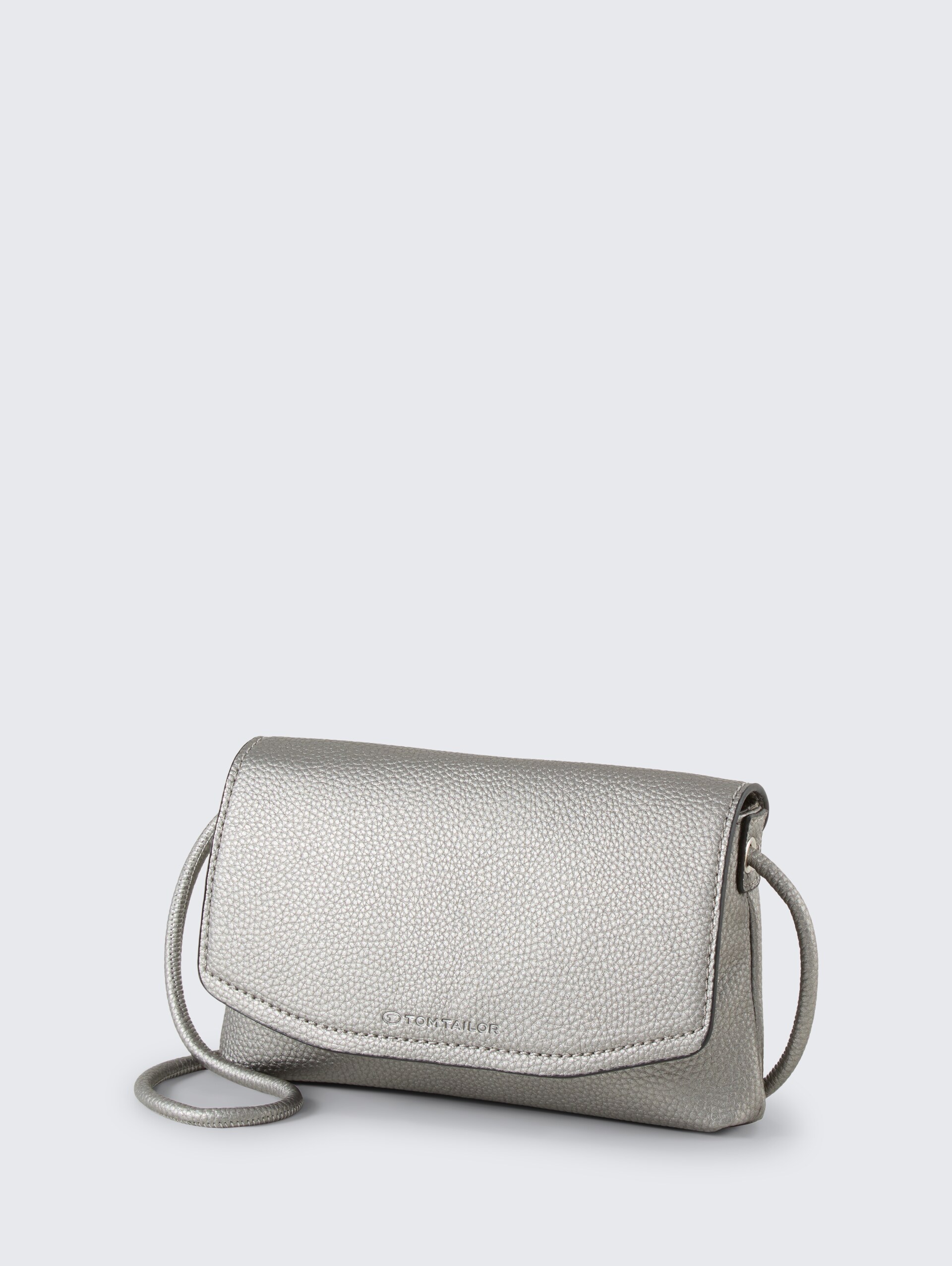 TTRISSA XS schoudertas met klep - metallic grey - zijaanzicht product 