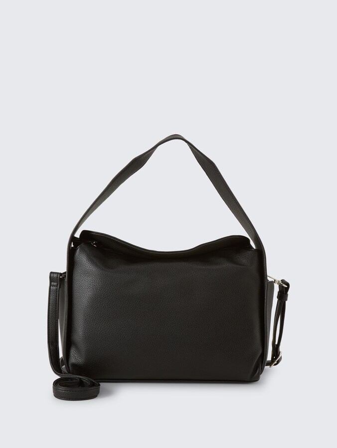 TTROWAN L pouch bag with contrasting coloured edges by Women, schwarz / black