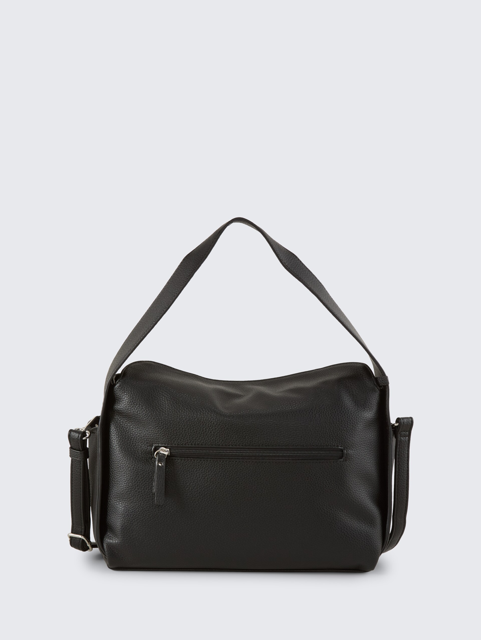 TTROWAN L Beuteltasche mit kontrastfarbenen Kanten - schwarz / black - Produkt-Rückansicht