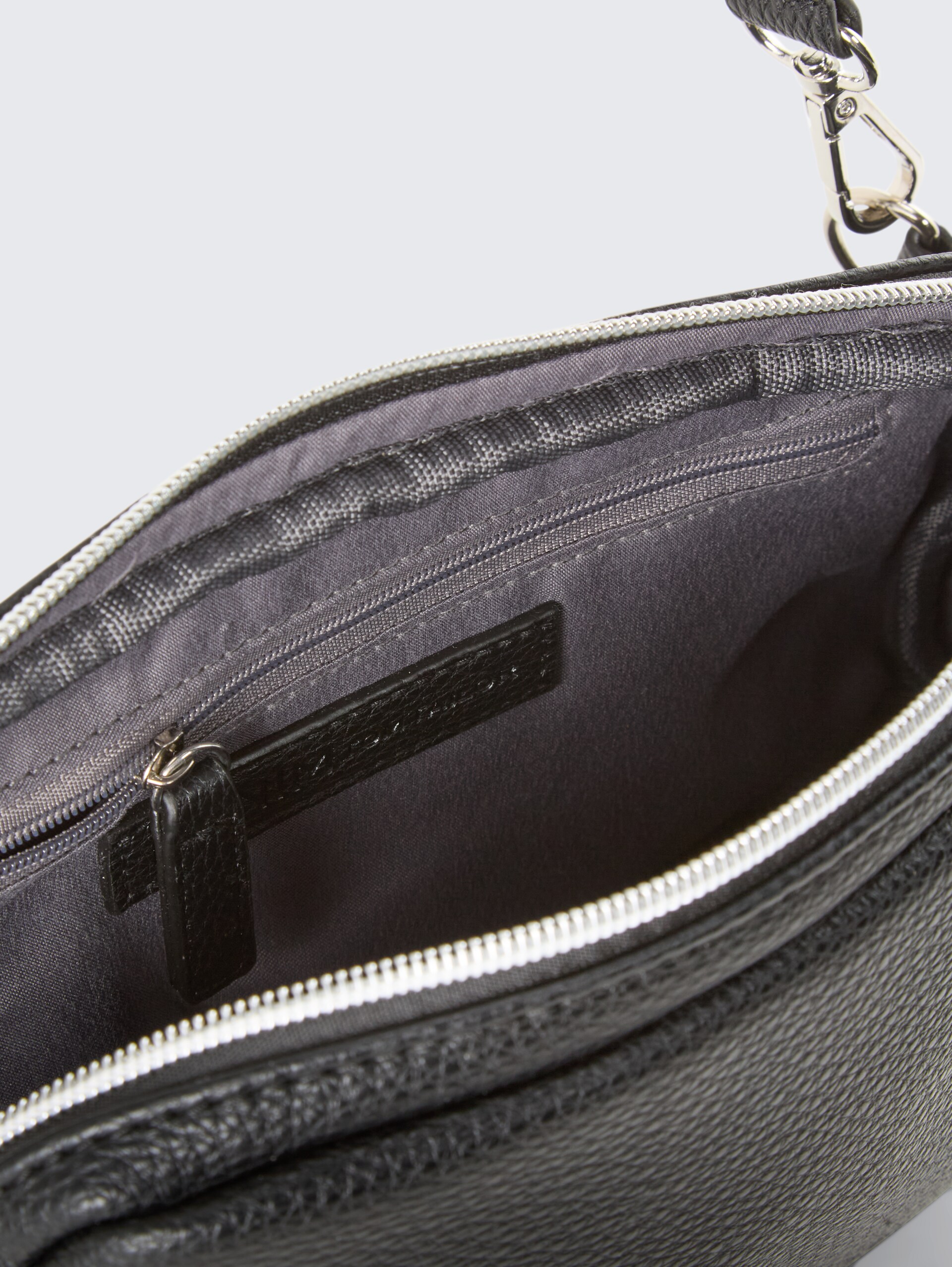 TTSADA Gürteltasche aus Lederimitat - schwarz / black - seitliche Produkt-Ansicht 