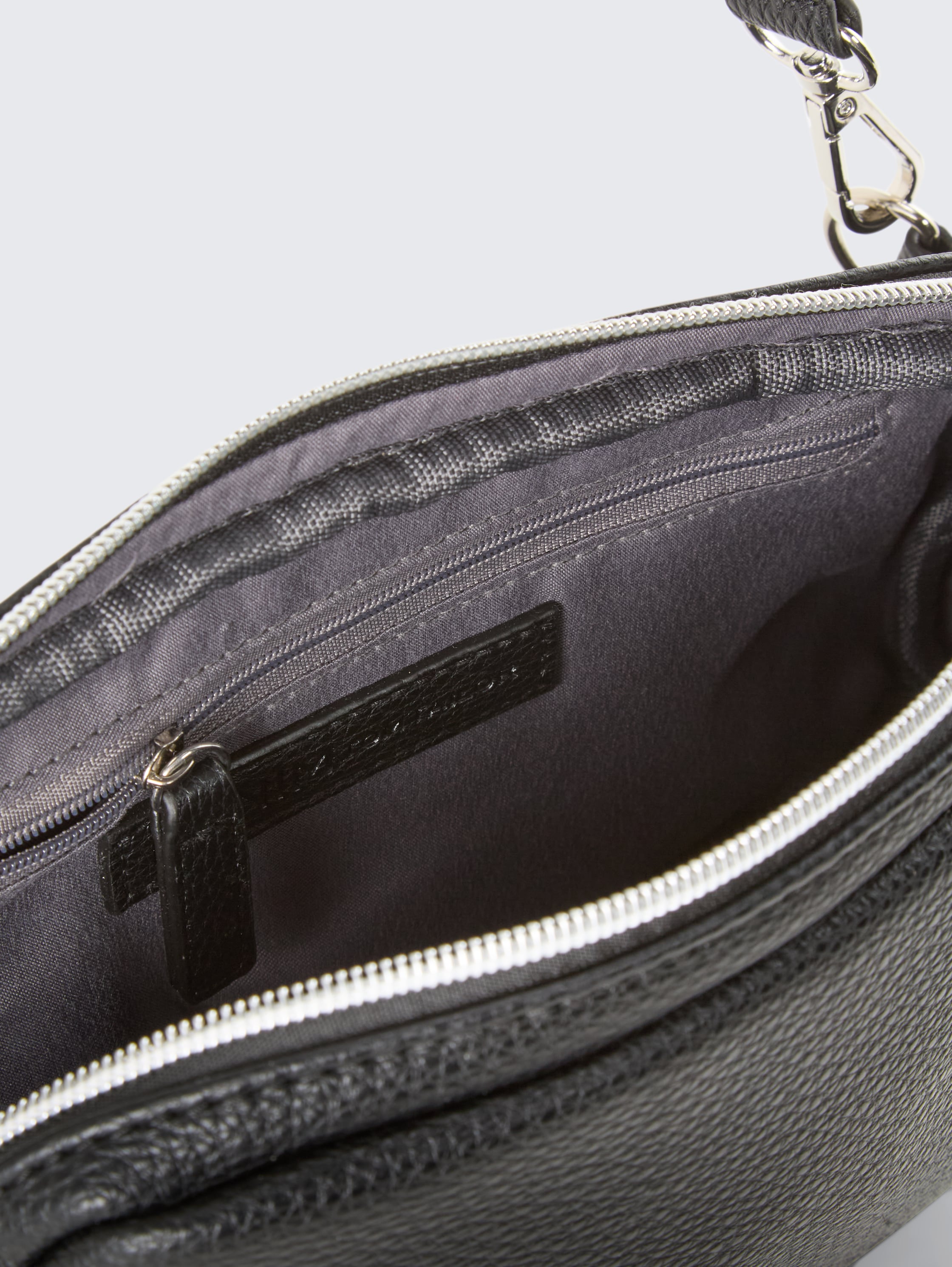 TTSADA Gürteltasche aus Lederimitat - schwarz / black - seitliche Produkt-Ansicht 