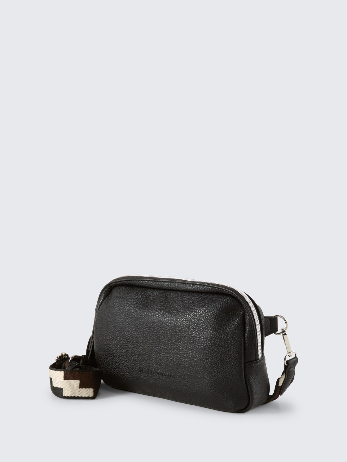 TTSADA Gürteltasche aus Lederimitat - schwarz / black - seitliche Produkt-Ansicht 