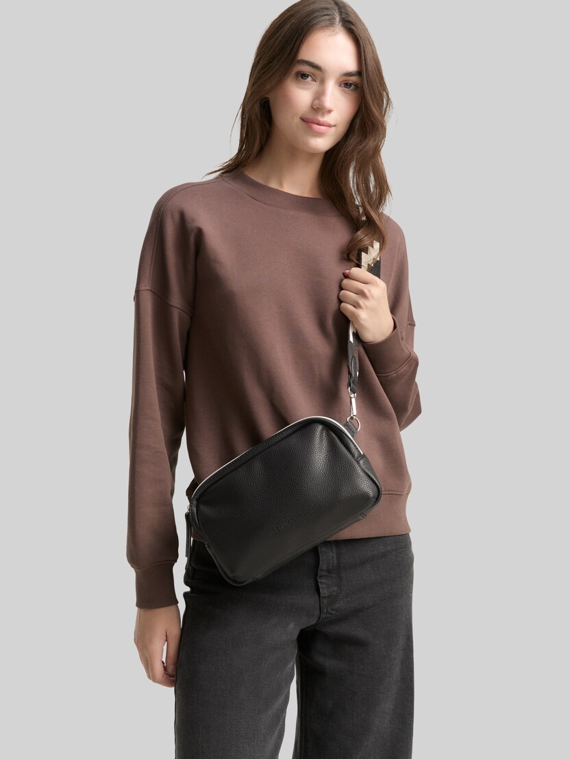 TTSADA Gürteltasche aus Lederimitat von Denim Female, schwarz / black