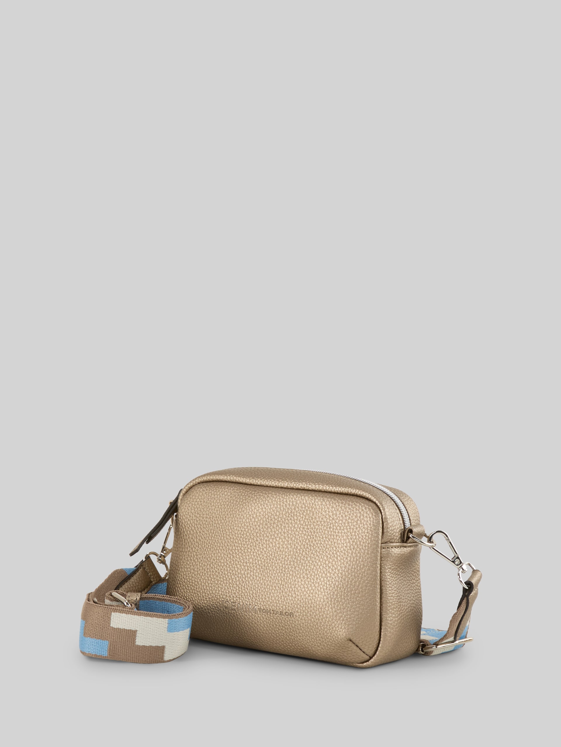 TTSADA faux leather shoulder bag - bronze / bronze - side product view 